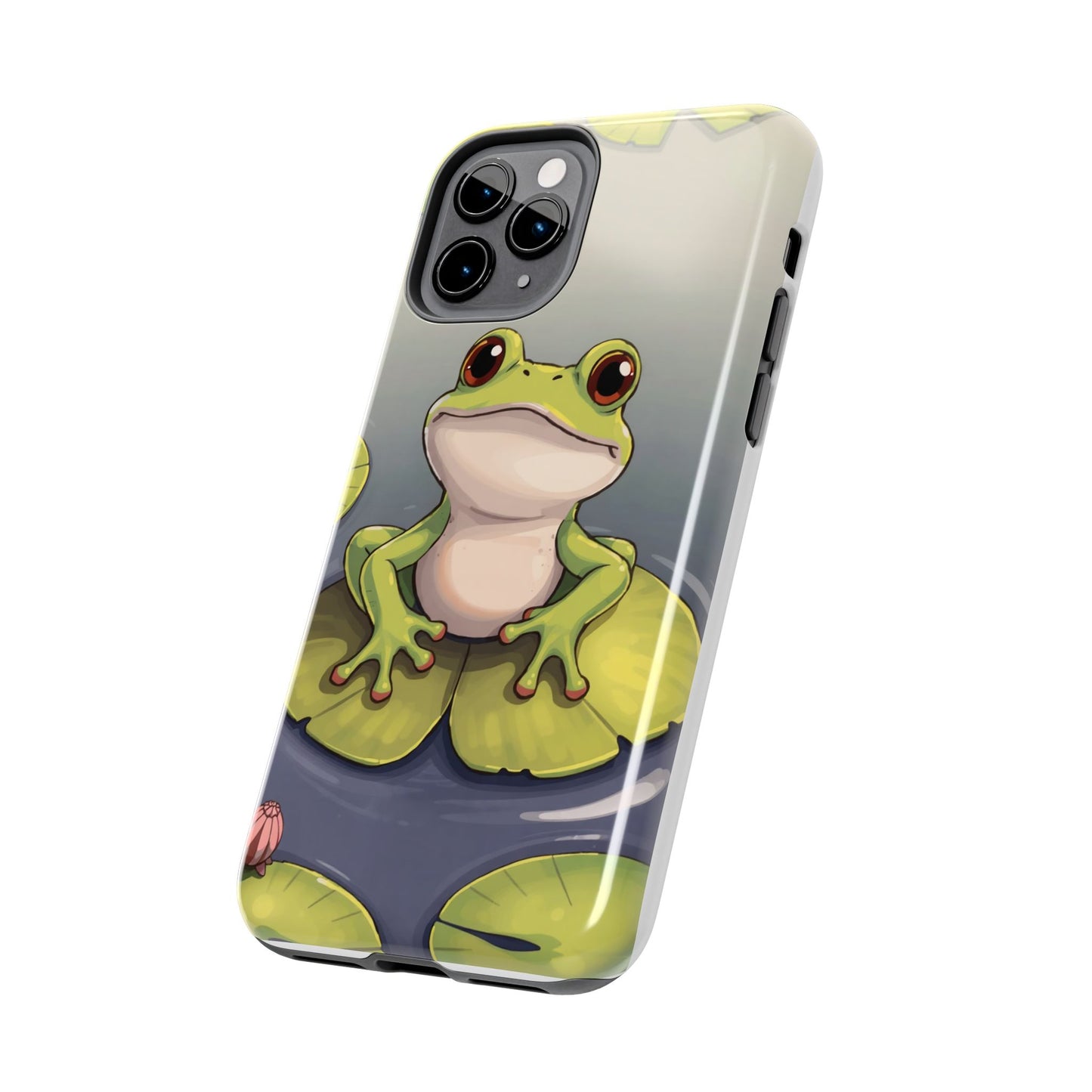 Cute Frog Tough Phone Case - Durable Protection with Nature Vibe