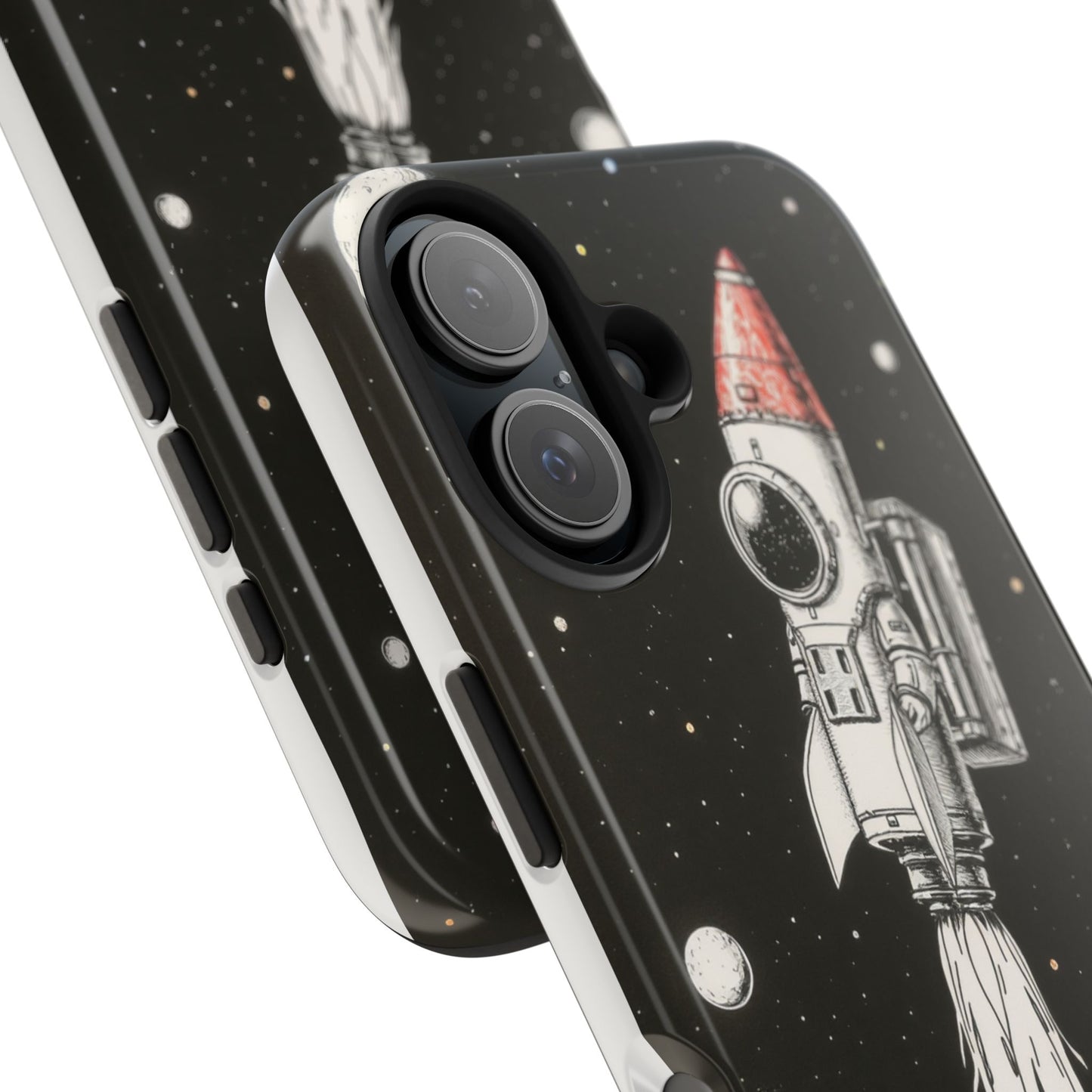 Cool Tough Phone Case for iPhone - Astro-Rocket Bond