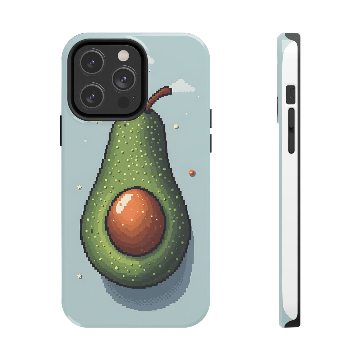 Pixel Avocado Tough Phone Case - Perfect for Foodies & Nature Lovers - for iPhone