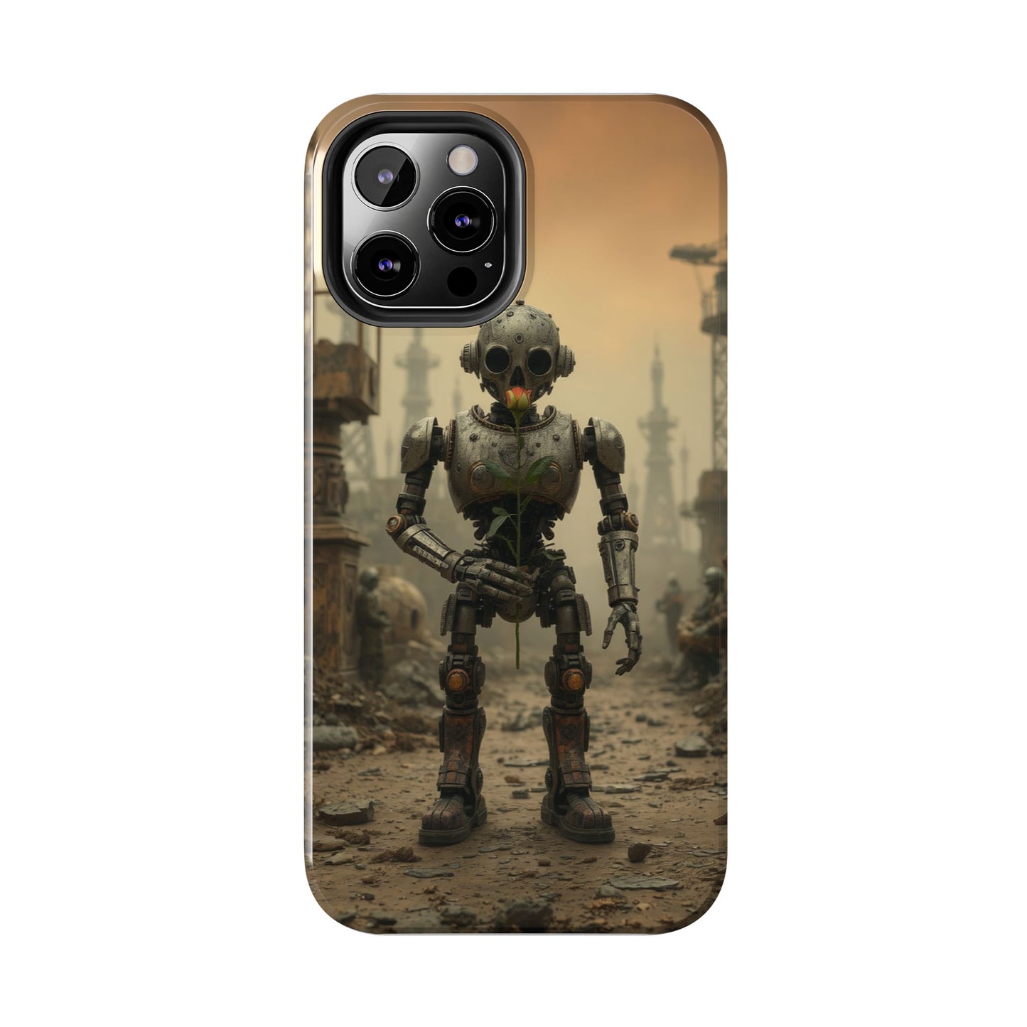 Robotic Sentinel Tough Phone Case - Durable Protector for Sci-Fi Lovers