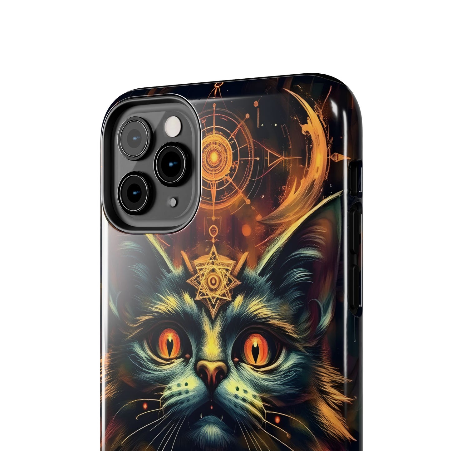 Mystical Cat Queen Tough Phone Case – Unique Protection for Cat Lovers - for iPhone