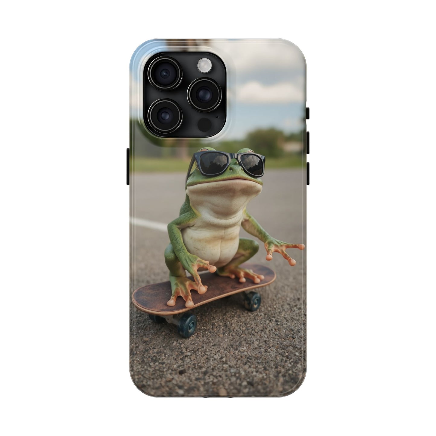 Cool Frog Skateboard Phone Case - Tough and Stylish Protection