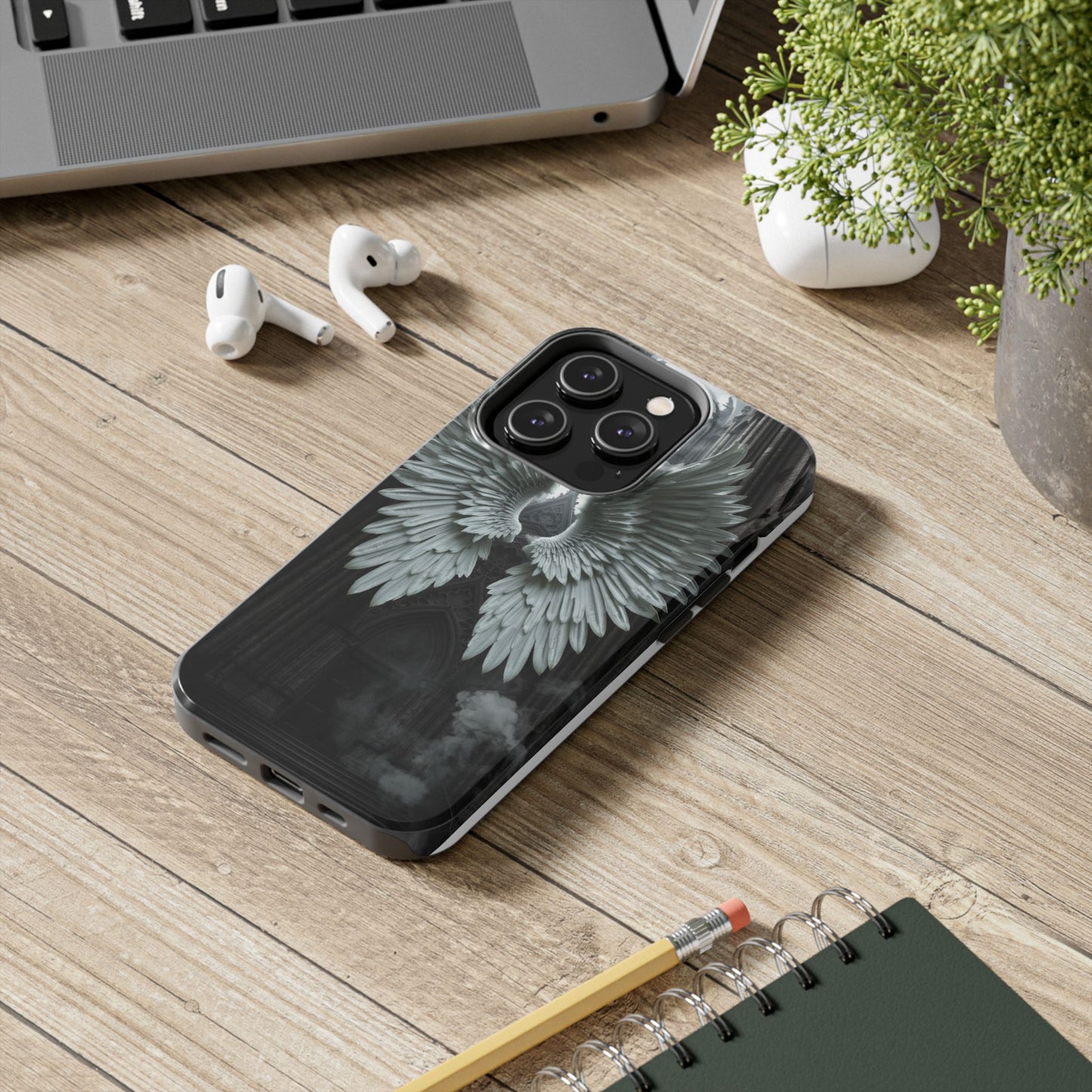 Angel Wings Tough Phone Case - Durable & Stylish Protection for Creatives
