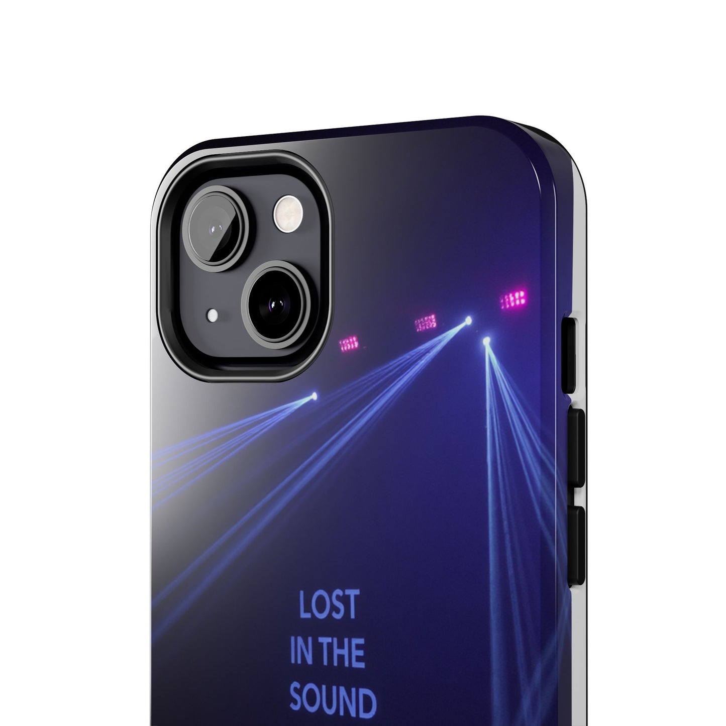 Vibrant Tough Phone Case - 'Lost in the Sound' Design for Music Lovers