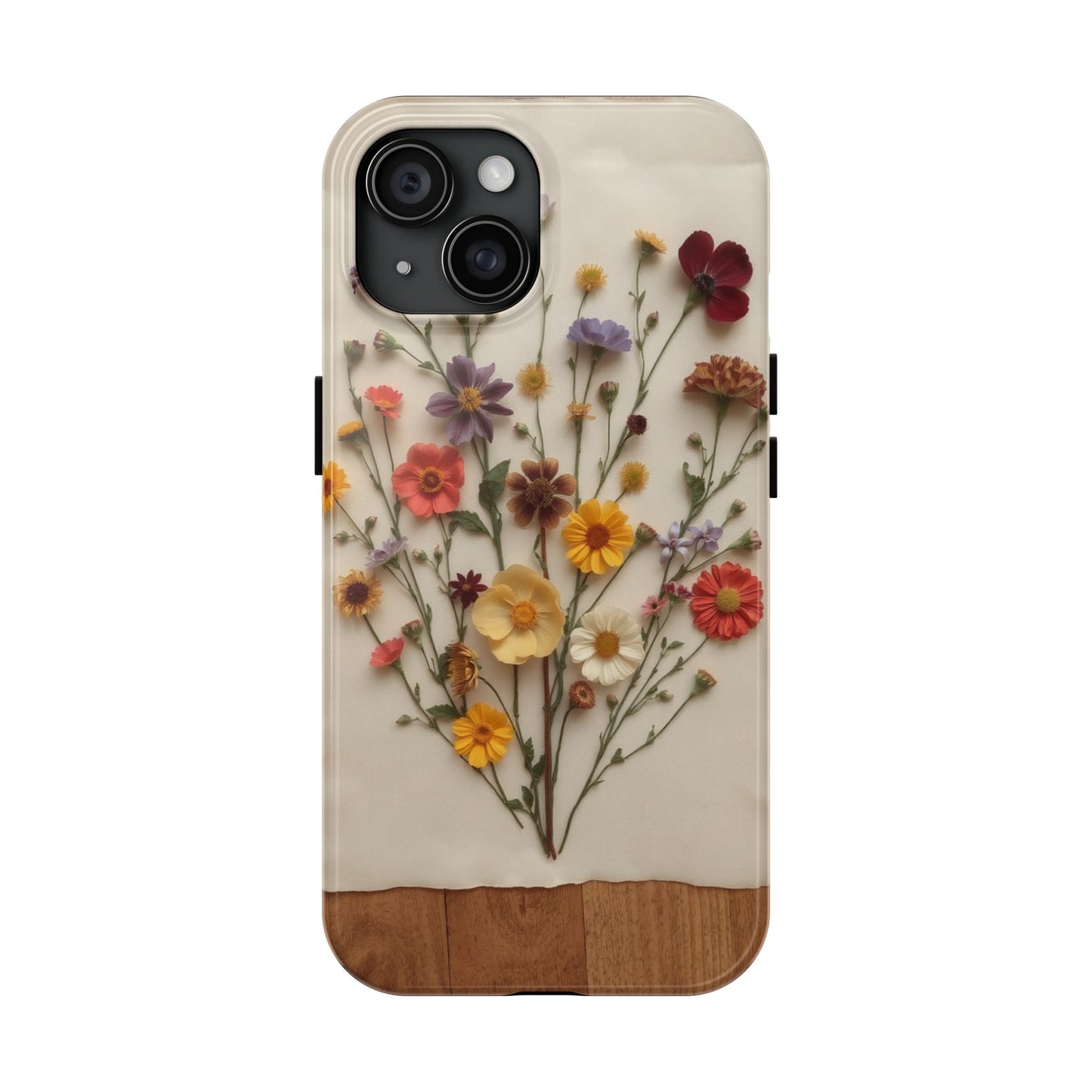 Floral Tough Phone Case - Durable Protection with Nature-Inspired Design