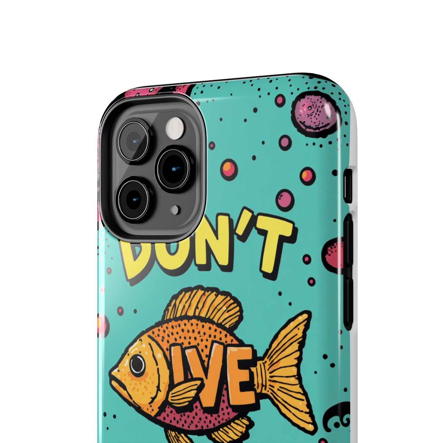 Catchy Fish-Themed Tough Phone Cases, Unique Gift for Fish Lovers, Durable Protection for Phones, Fun Aquatic Design, Ideal for Holidays