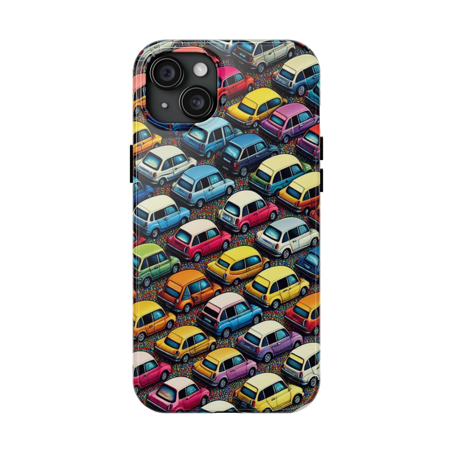 Car Phone Case - City Traffic Pattern Design - for iPhone