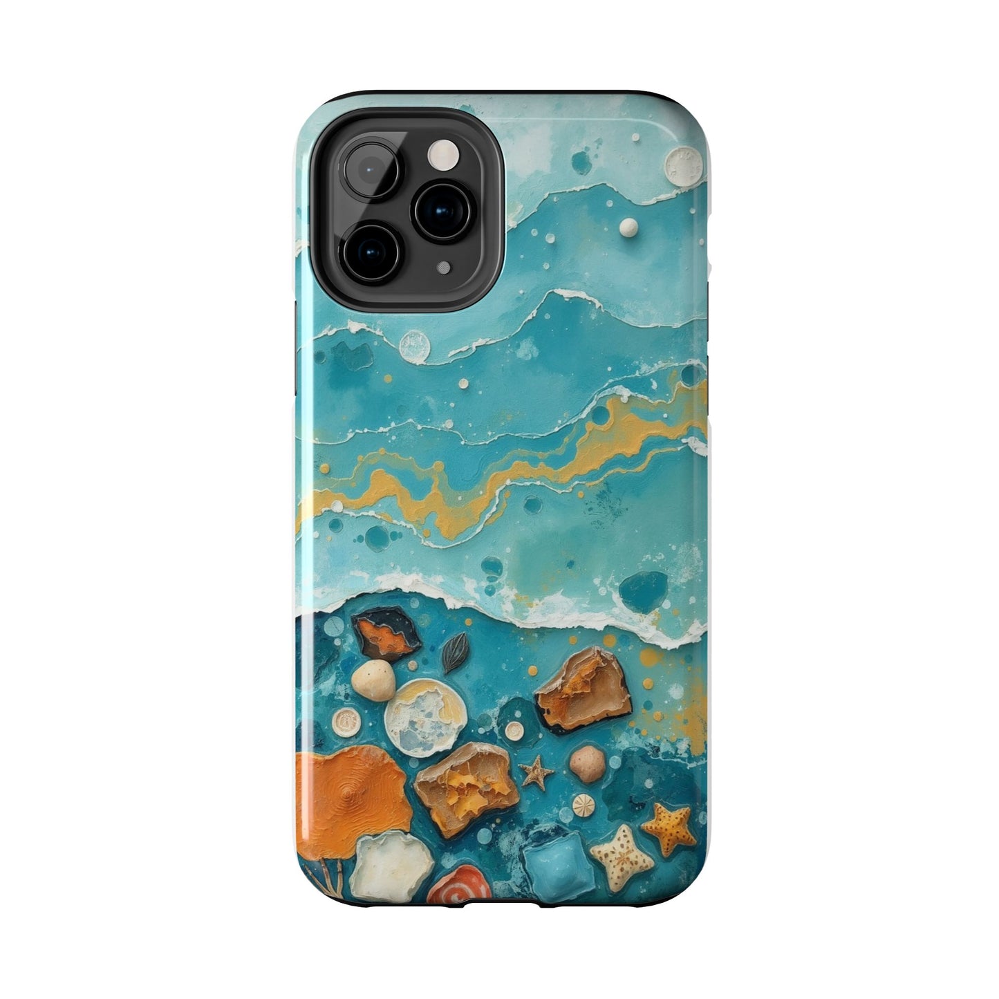 Ocean-Inspired Tough Phone Cases - Coastal Beach Vibe, Easy Accessory for Beach Lovers