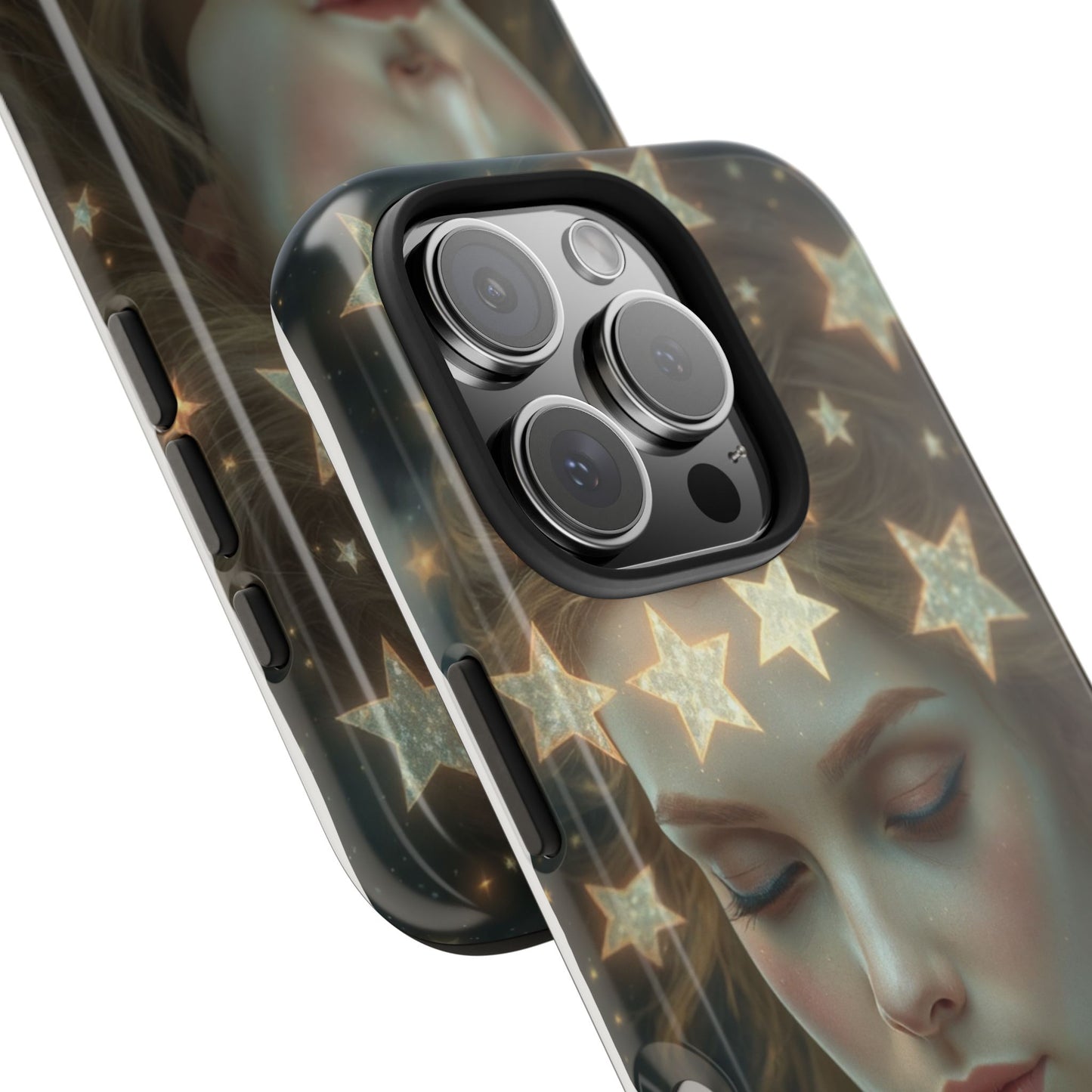 Celestial Dream Tough Phone Case - Artistic Starry Design for Style Enthusiasts