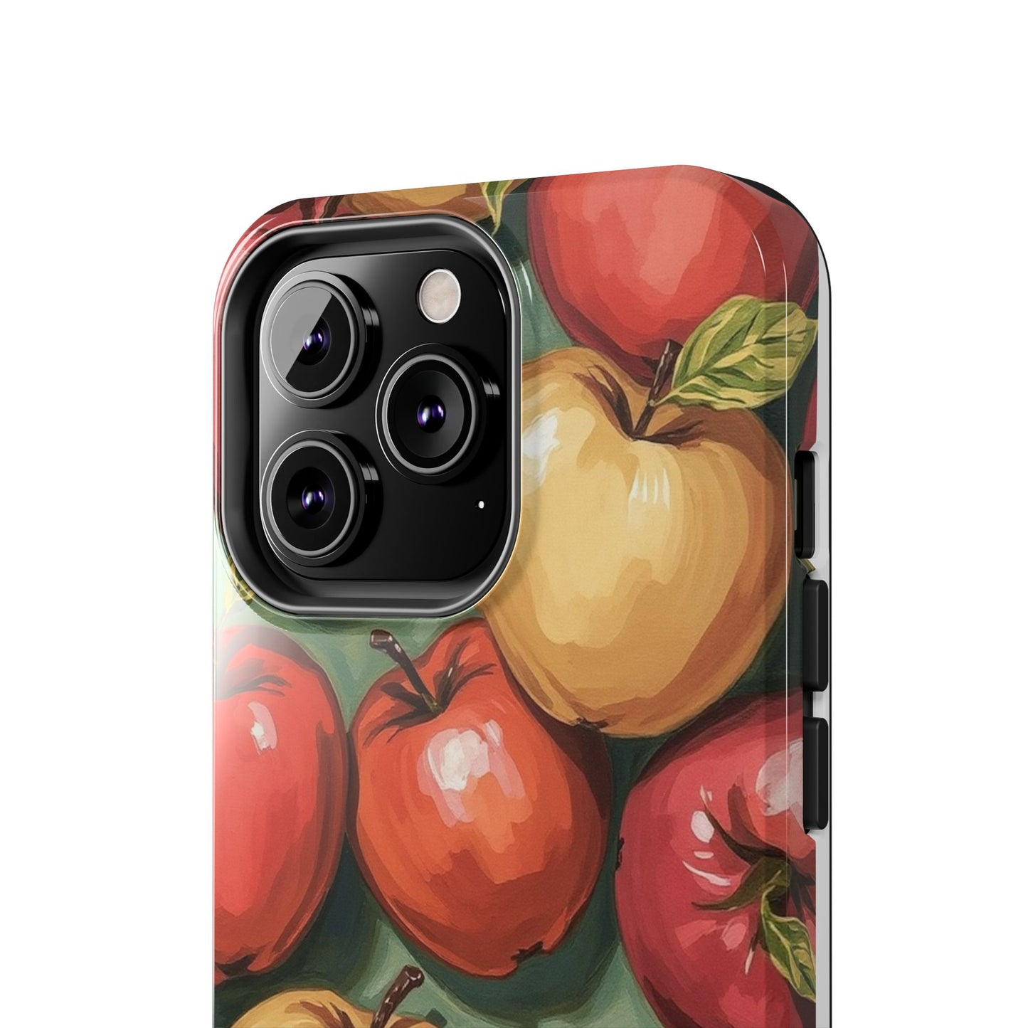 Colorful Painted Apples Art Tough Phone Case - Durable & Stylish Protection - for iPhone