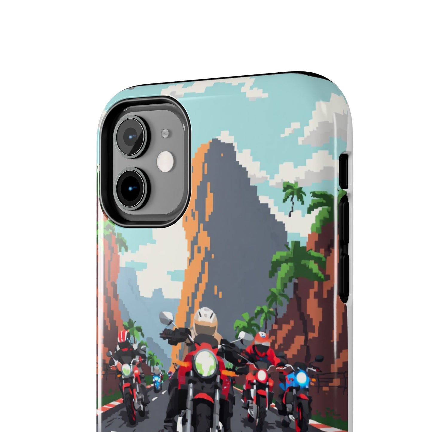 Retro Biker Tough Phone Case - Perfect for Motorcycle Lovers