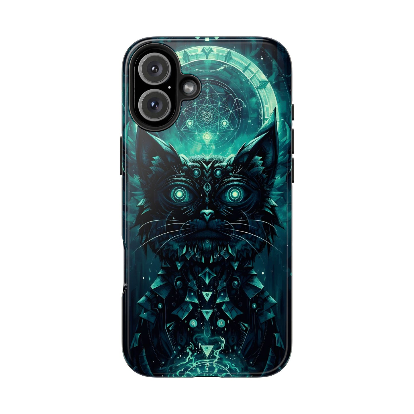 Mystical Dark Cat Phone Case - Tough Protective Cover for Cat Lovers - for iPhone