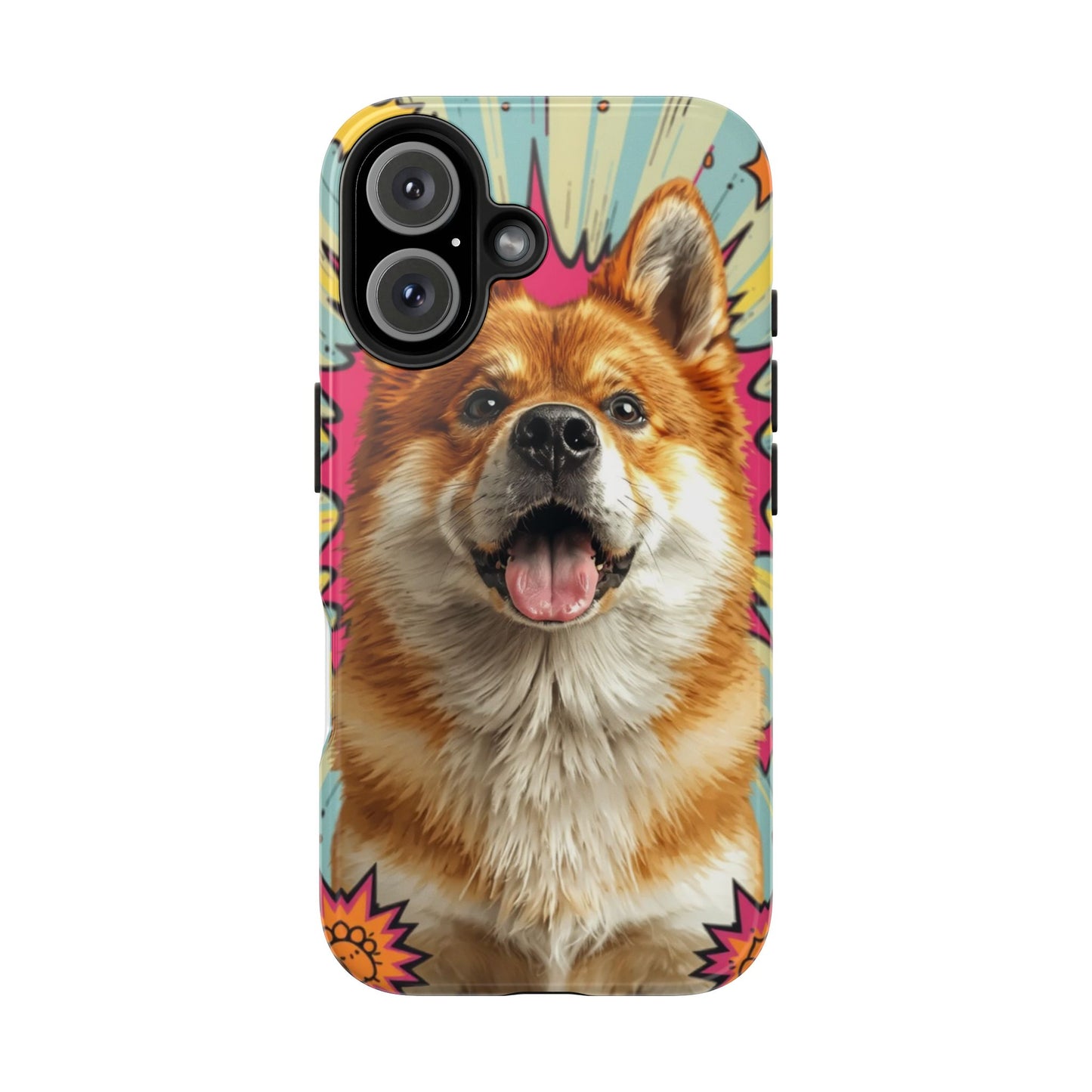 Playful Dog Tough Phone Case - Durable & Stylish Pet Lover Gift