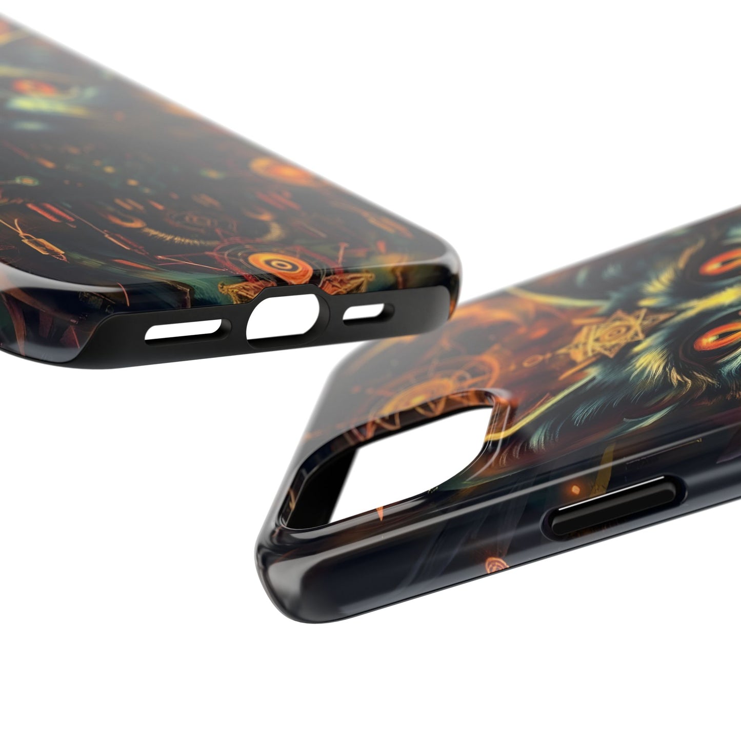 Mystical Cat Queen Tough Phone Case – Unique Protection for Cat Lovers - for iPhone