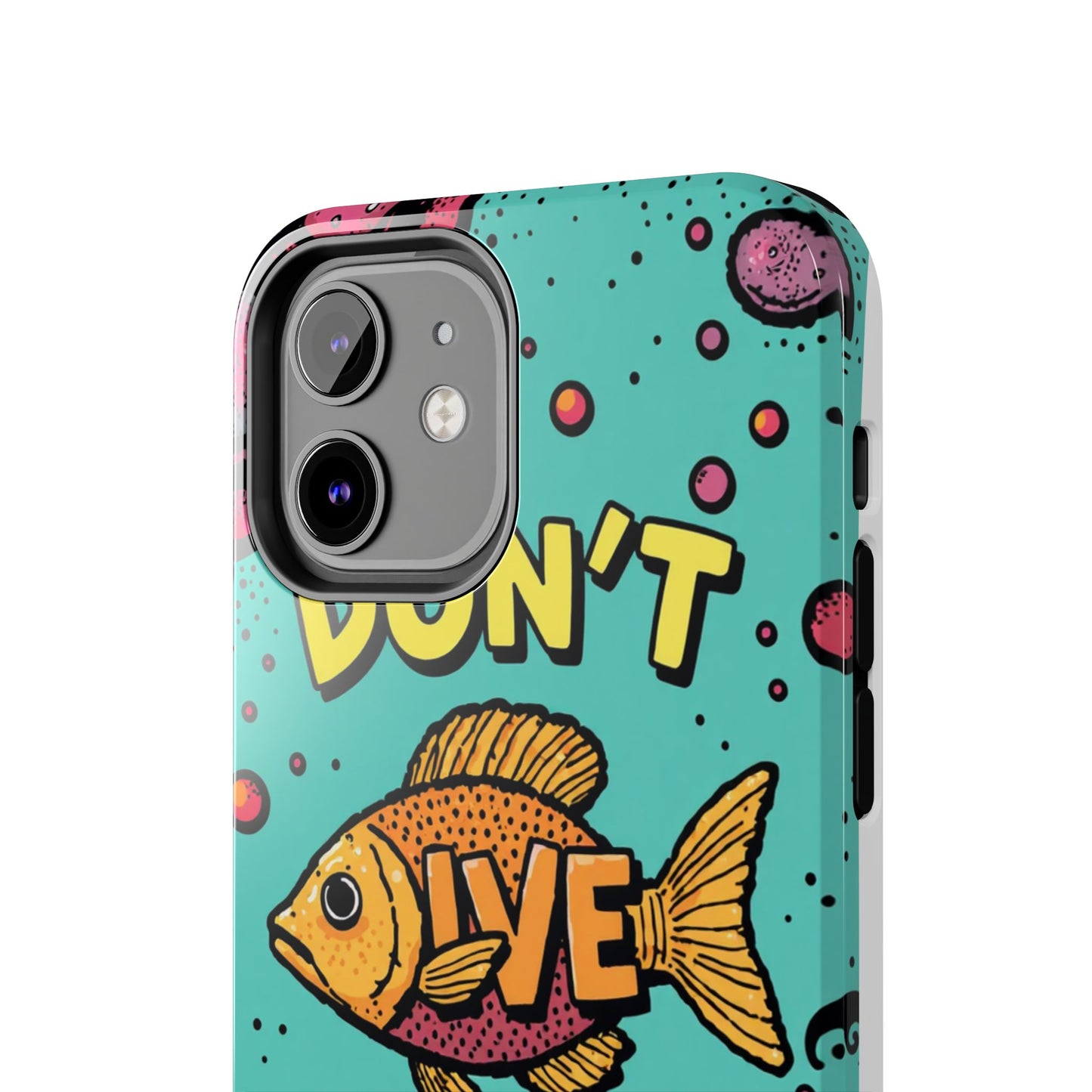 Catchy Fish-Themed Tough Phone Cases, Unique Gift for Fish Lovers, Durable Protection for Phones, Fun Aquatic Design, Ideal for Holidays