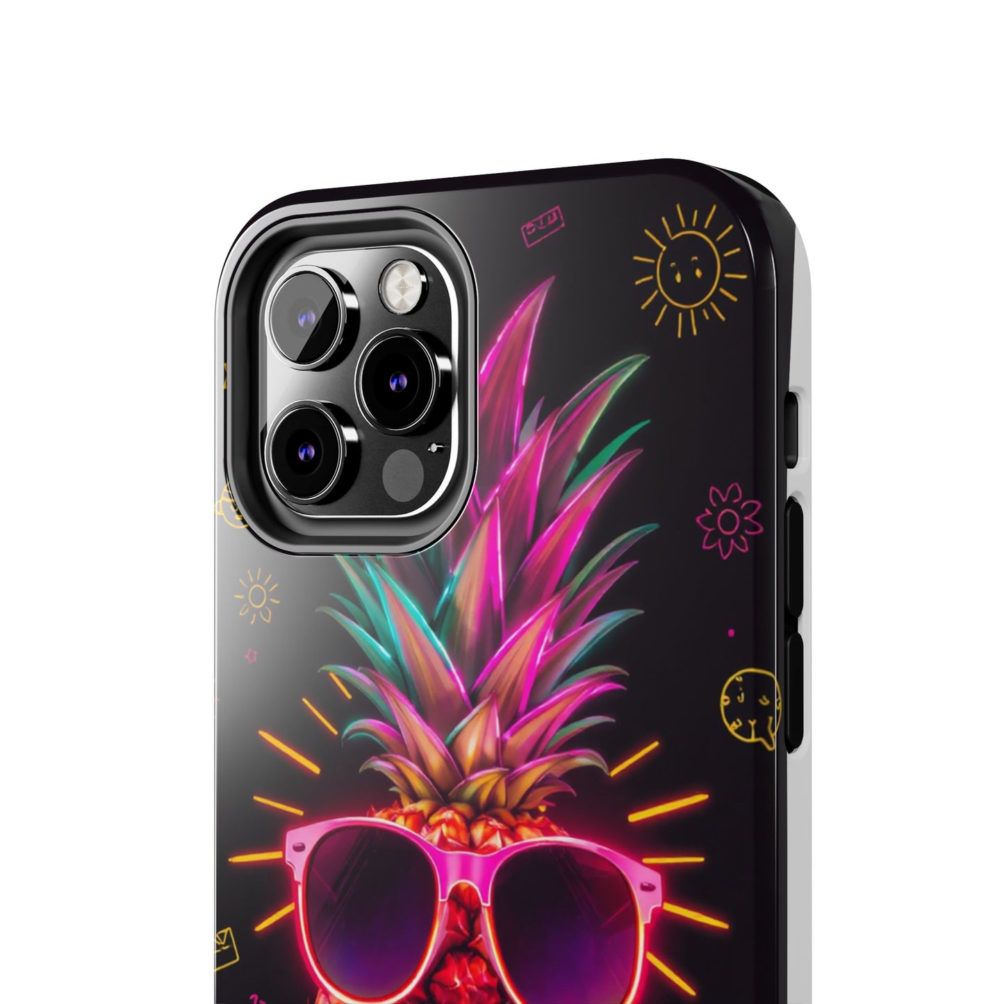 Tough Pineapple Phone Case - Cool, Vibrant Design Perfect for Summer Vibes
