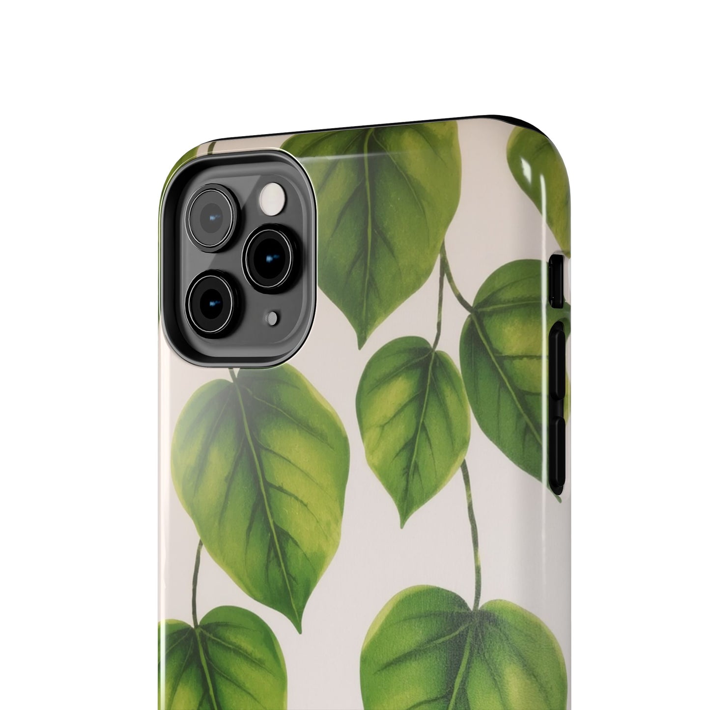 Tough Phone Cases with Green Leaf Design | Eco-Friendly Protection for Nature Lovers