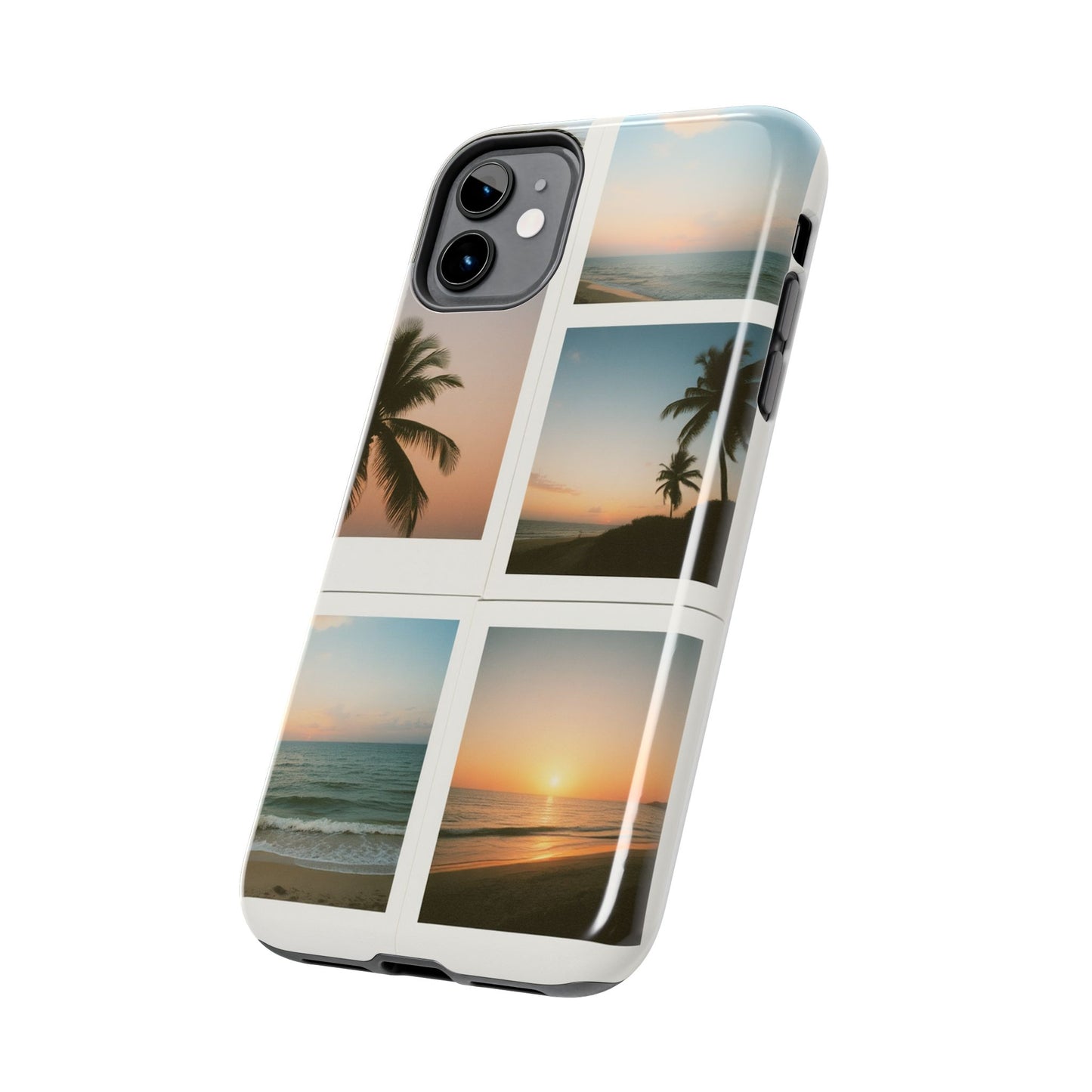 Tropical Sunset Tough Phone Case - Beach Vibes for Summer Adventures