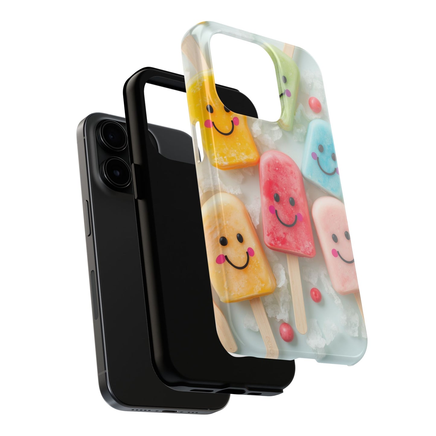 Cute Smile Popsicle Tough Phone Case - Fun Protection for Your Device