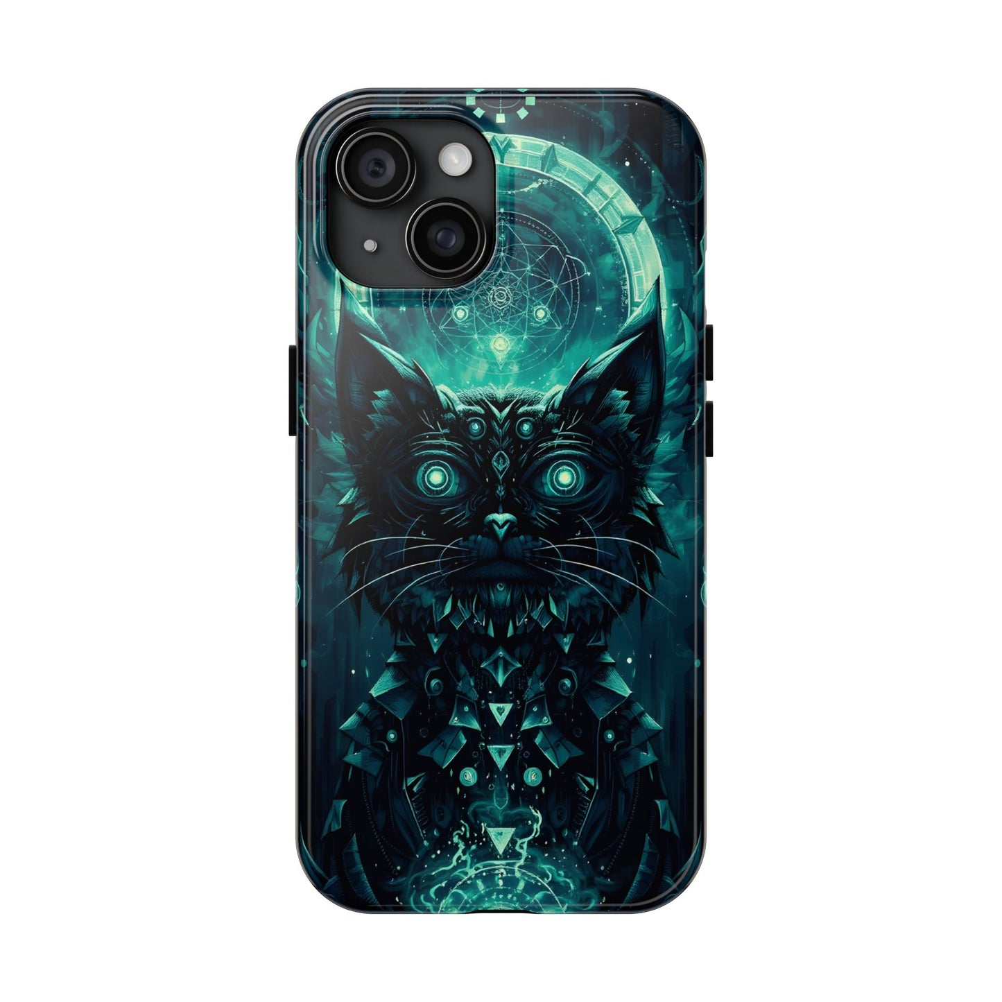 Mystical Dark Cat Phone Case - Tough Protective Cover for Cat Lovers - for iPhone