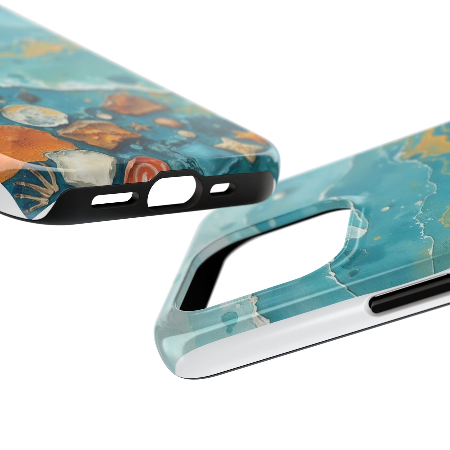Ocean-Inspired Tough Phone Cases - Coastal Beach Vibe, Easy Accessory for Beach Lovers