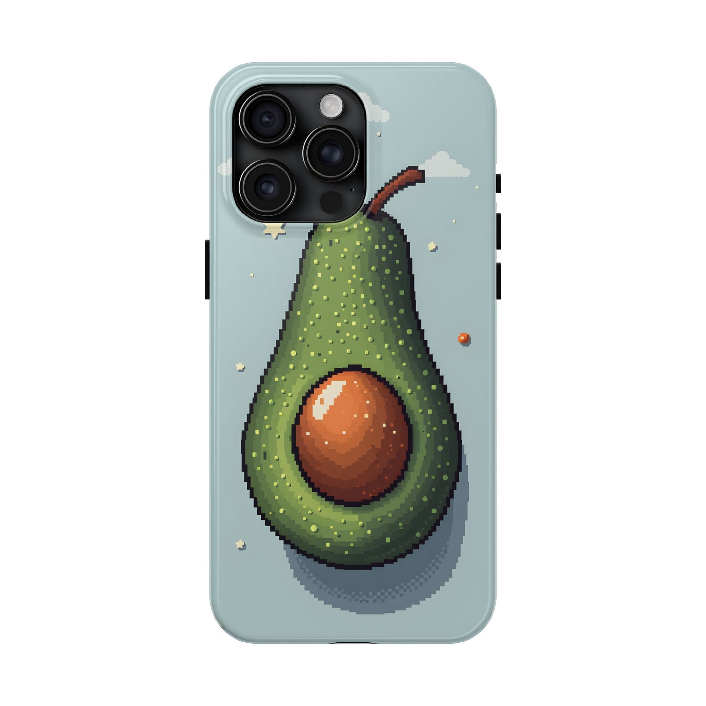 Pixel Avocado Tough Phone Case - Perfect for Foodies & Nature Lovers - for iPhone