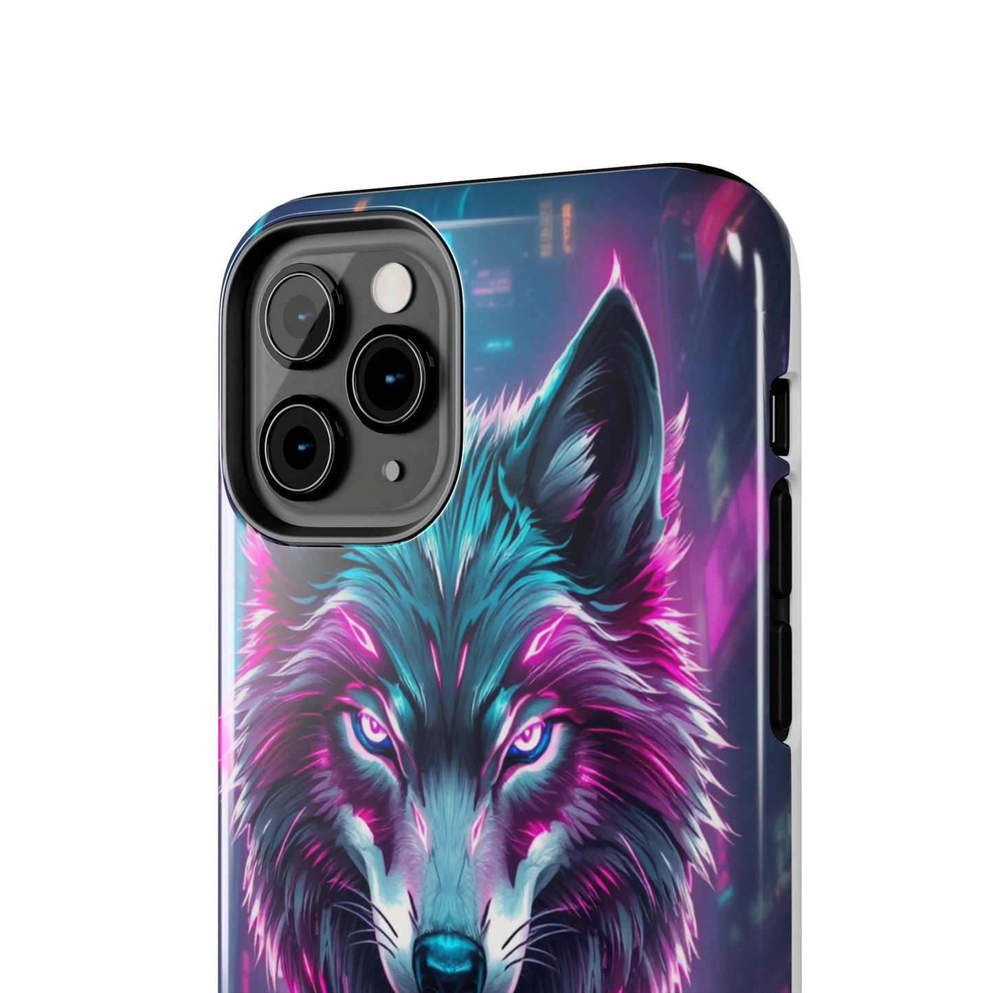 Fierce Wolf Phone Case - Tough & Vibrant Design for Animal Lovers