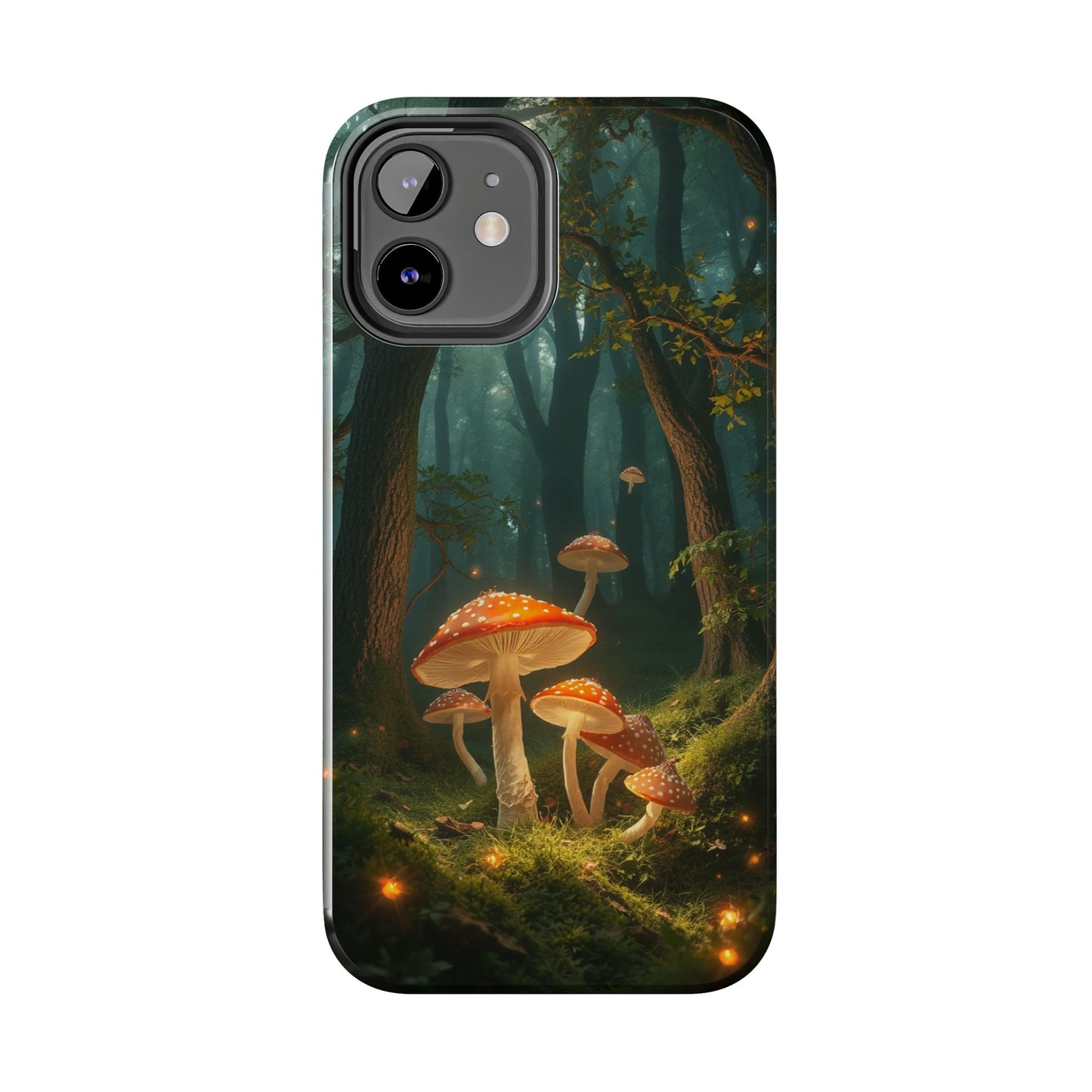 Whimsical Mushroom Tough Phone Case - Forest Fantasy Design