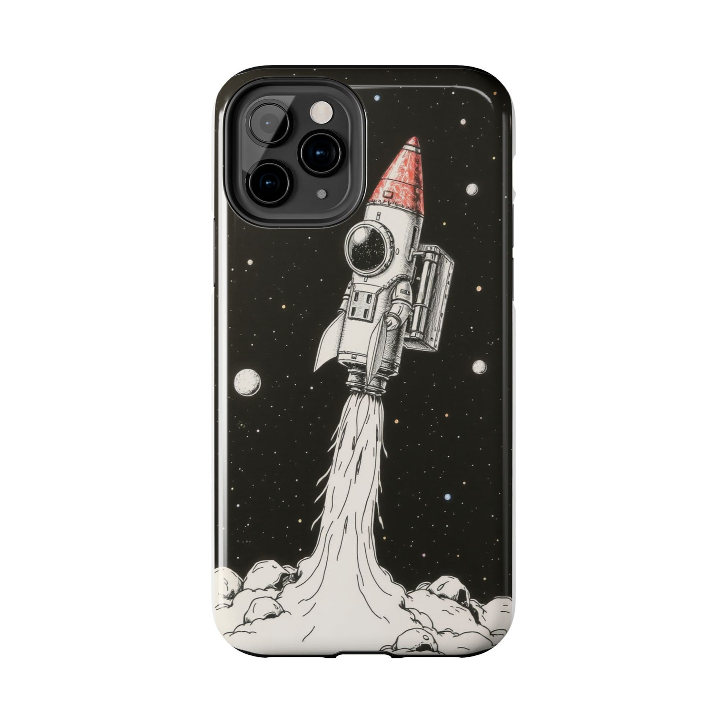 Cool Tough Phone Case for iPhone - Astro-Rocket Bond