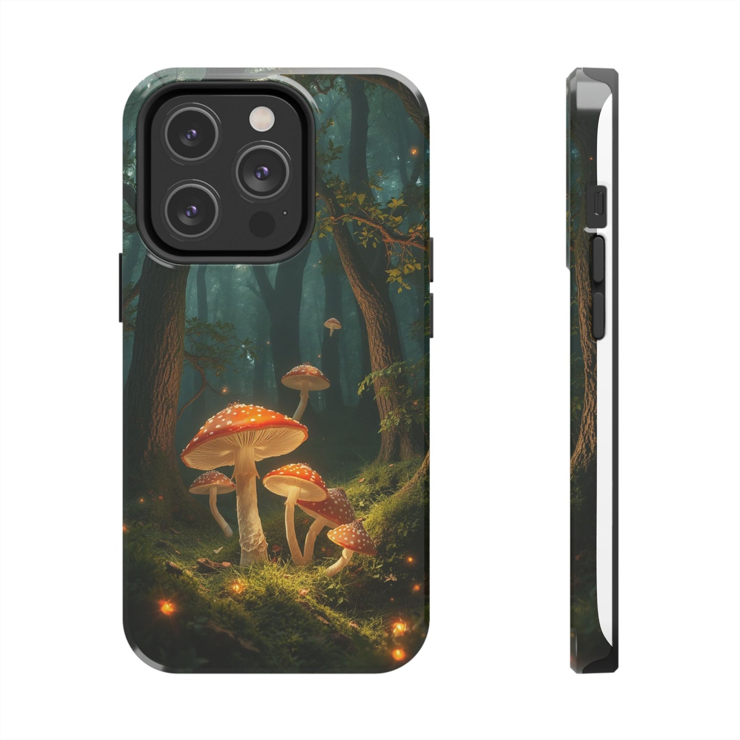 Whimsical Mushroom Tough Phone Case - Forest Fantasy Design