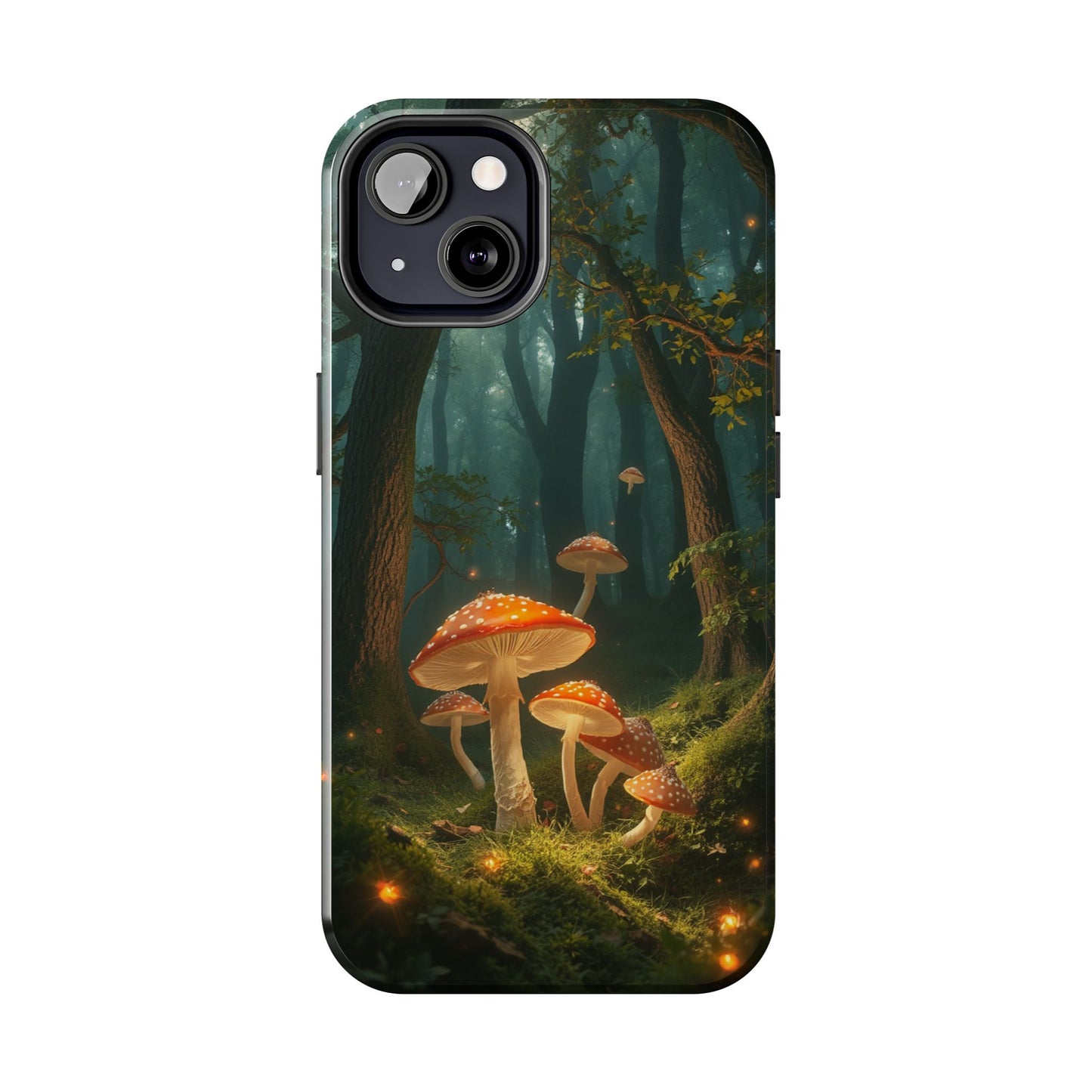 Whimsical Mushroom Tough Phone Case - Forest Fantasy Design