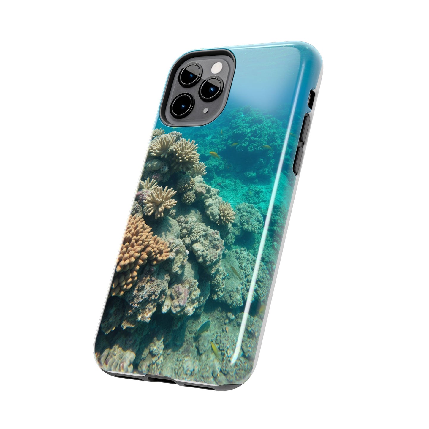 Coral Reef Tough Phone Case - Ocean Vibes Protection for Adventure Lovers