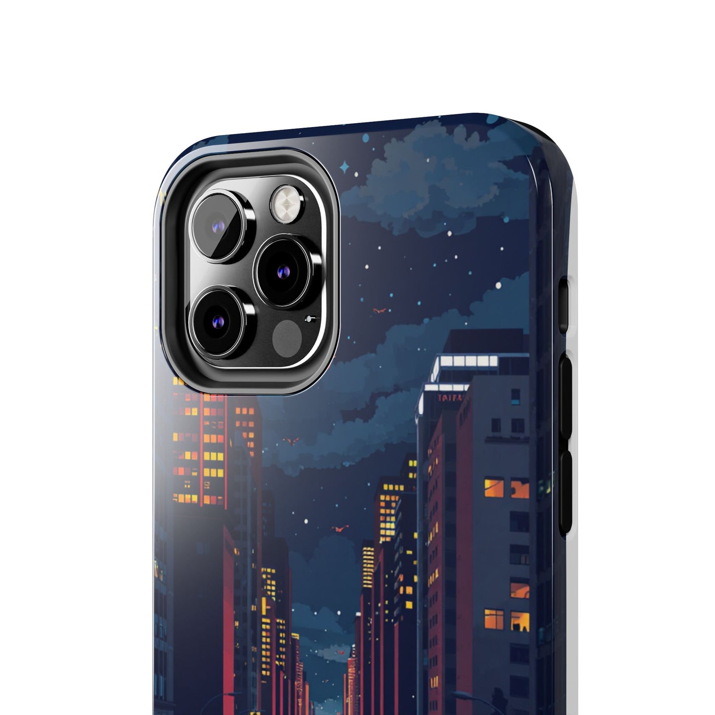 Urban Nightlife Tough Phone Case - Durable & Stylish Protection