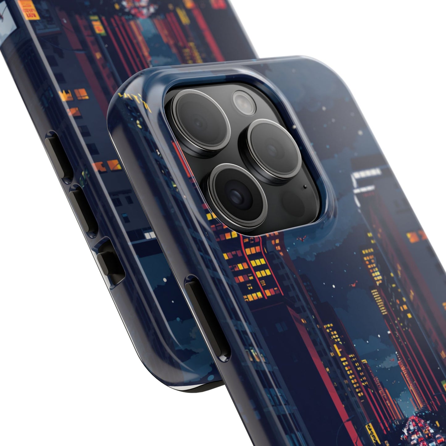 Urban Nightlife Tough Phone Case - Durable & Stylish Protection