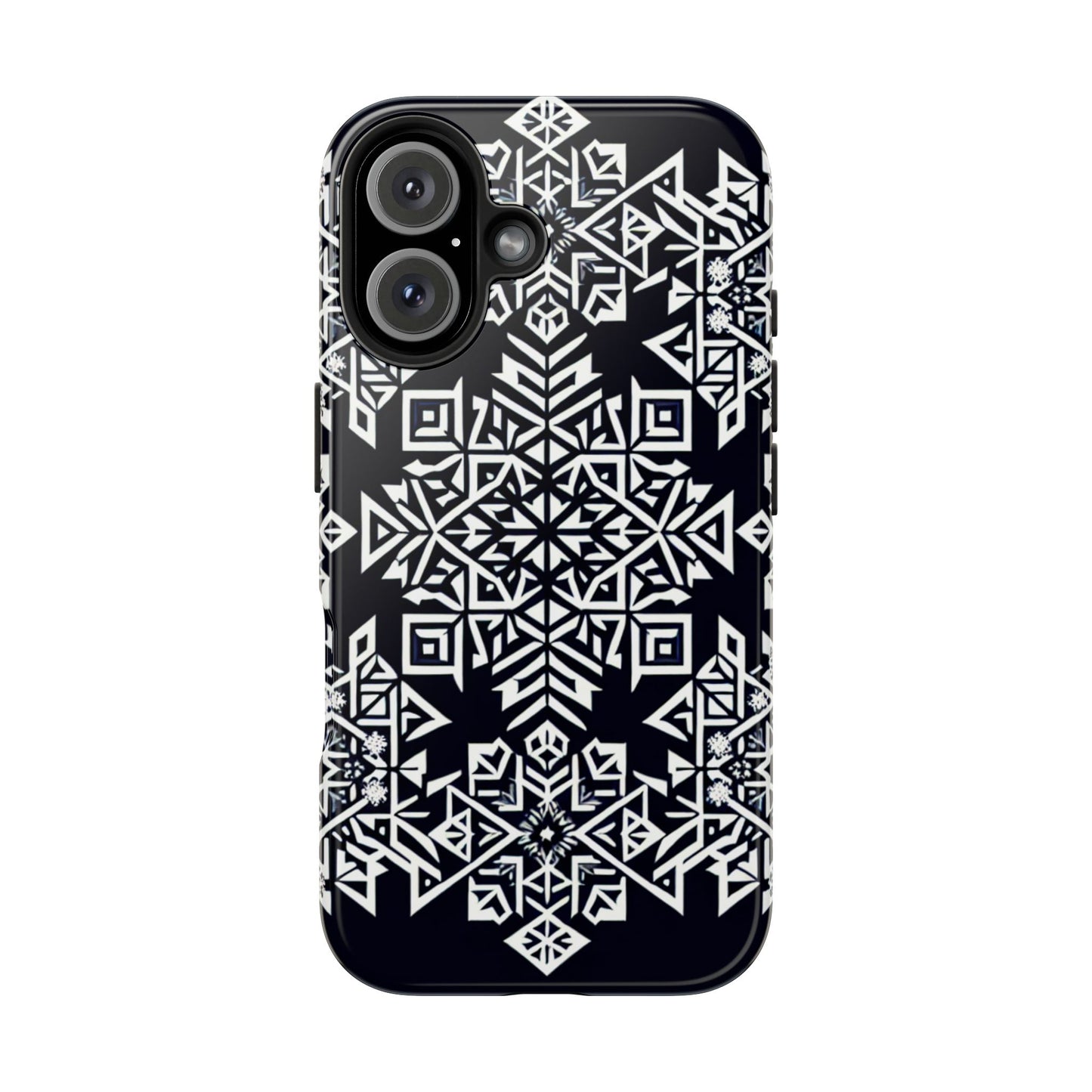 Winter Wonderland Tough Phone Case - Digital Snowflake - for iPhone