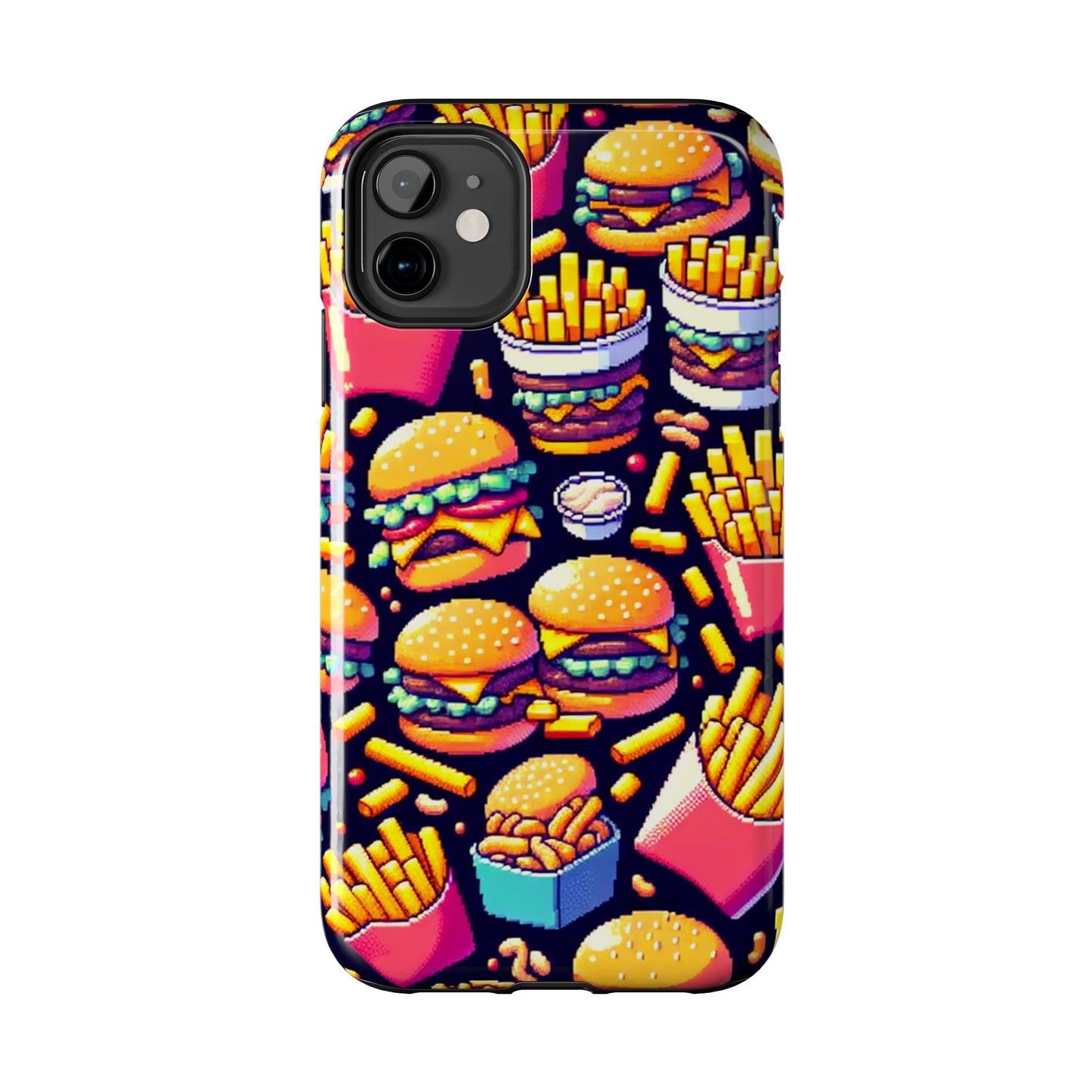 Retro Fast Food Phone Case - Tough and Durable - for iPhone