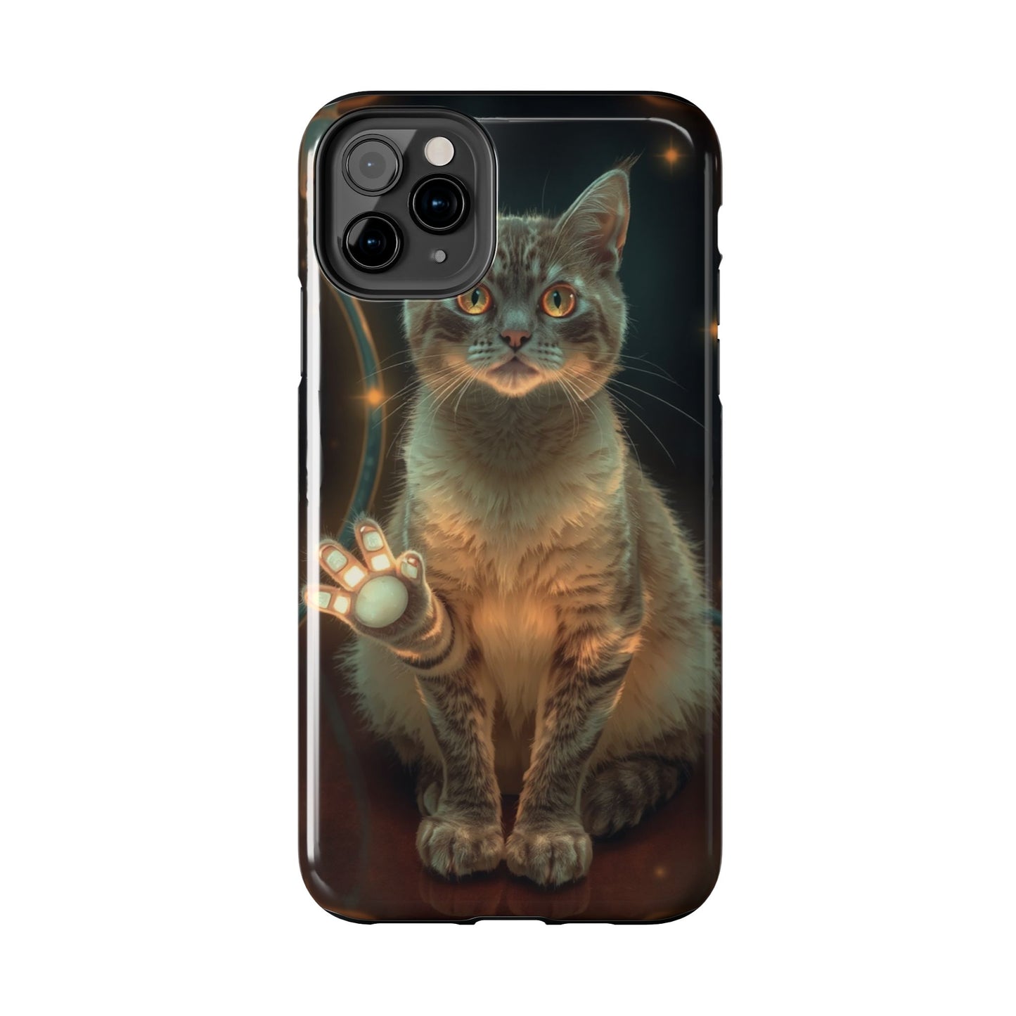 Whimsical Cat Phone Case | Tough Phone Cases for Cat Lovers, Pet Accessories, Gift for Cat Owners, Cute Phone Cover, Personalized Tech