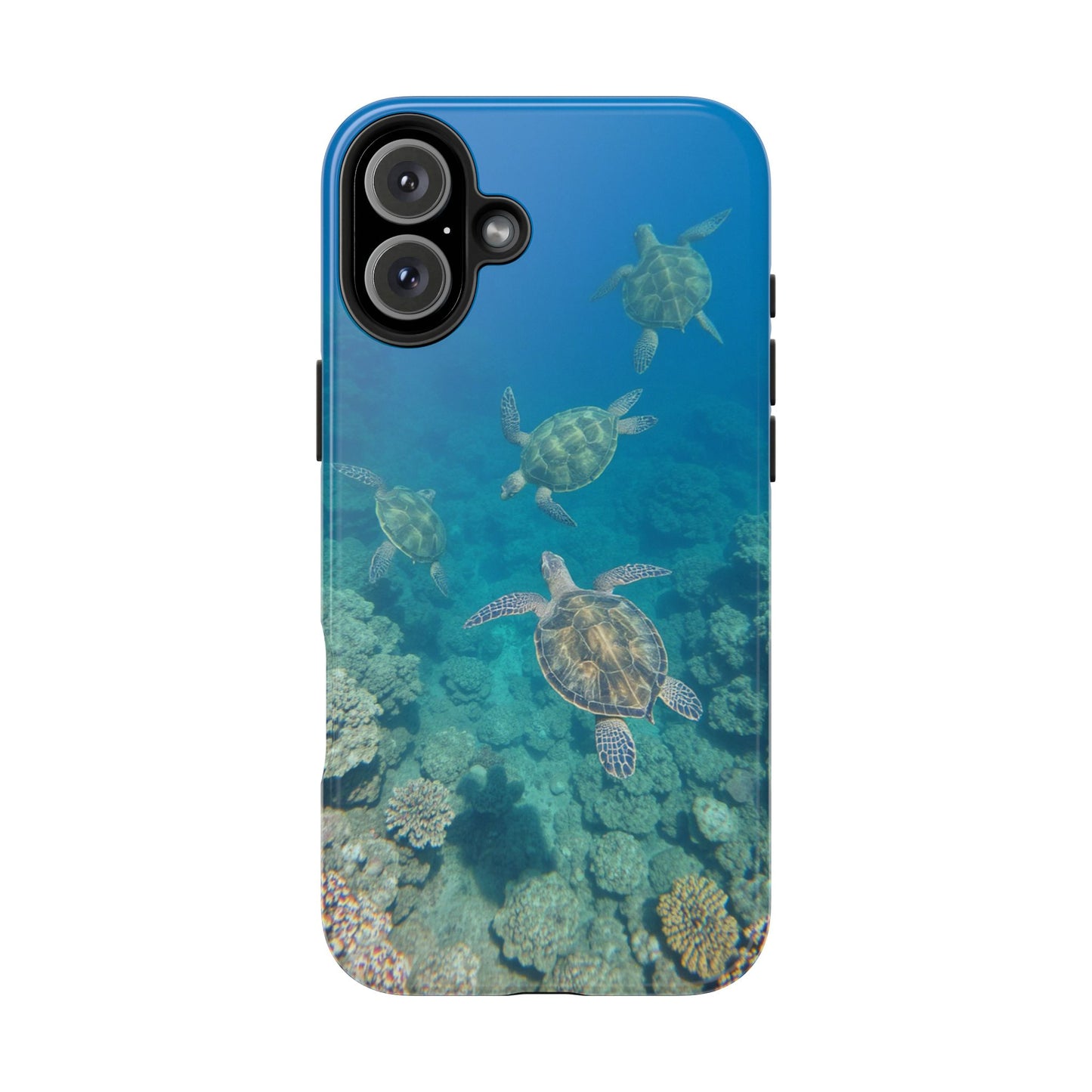 Ocean Turtle Tough Phone Cases - Durable Protection with Marine Art