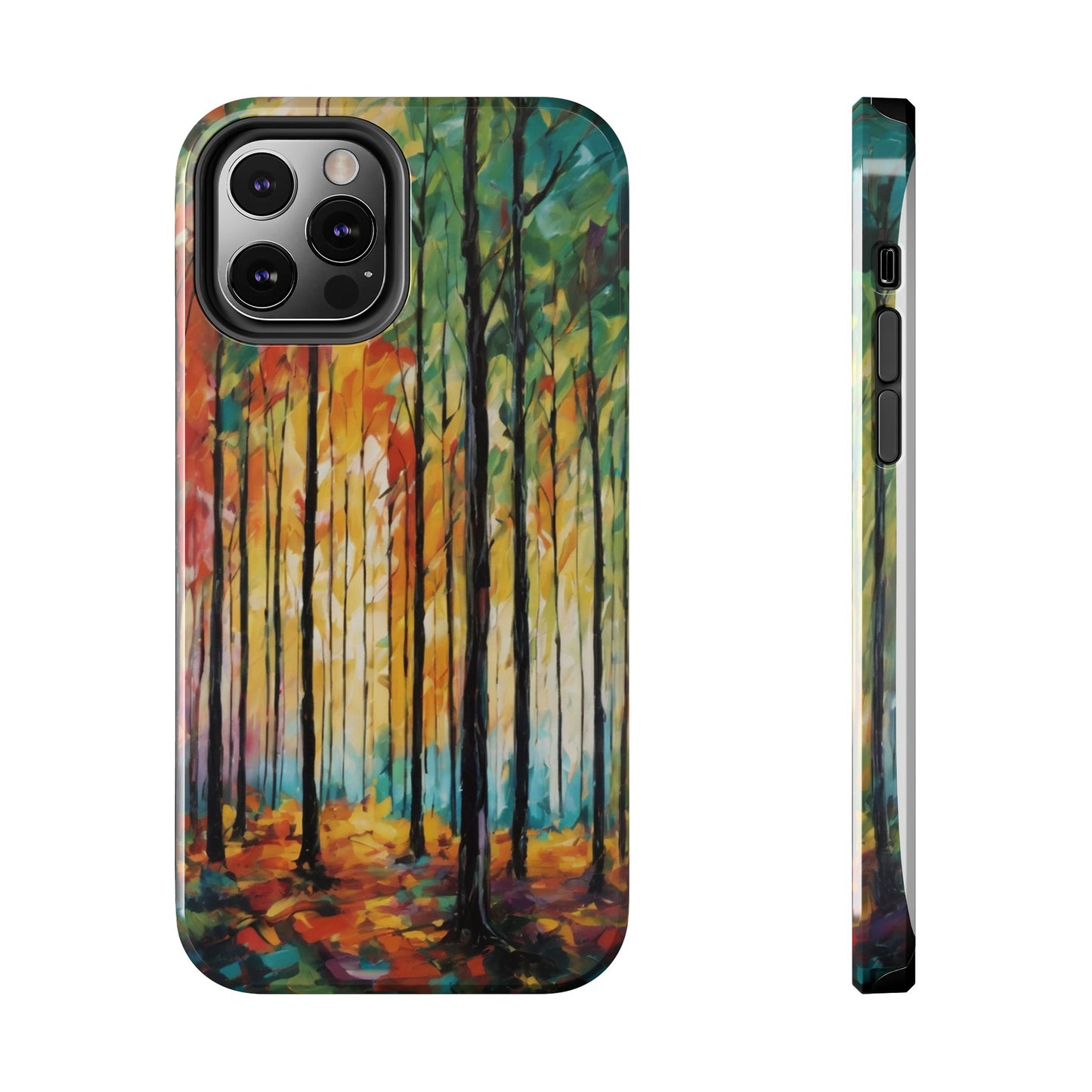 Autumn Forest Tough Phone Case - Colorful Nature Design - for iPhone