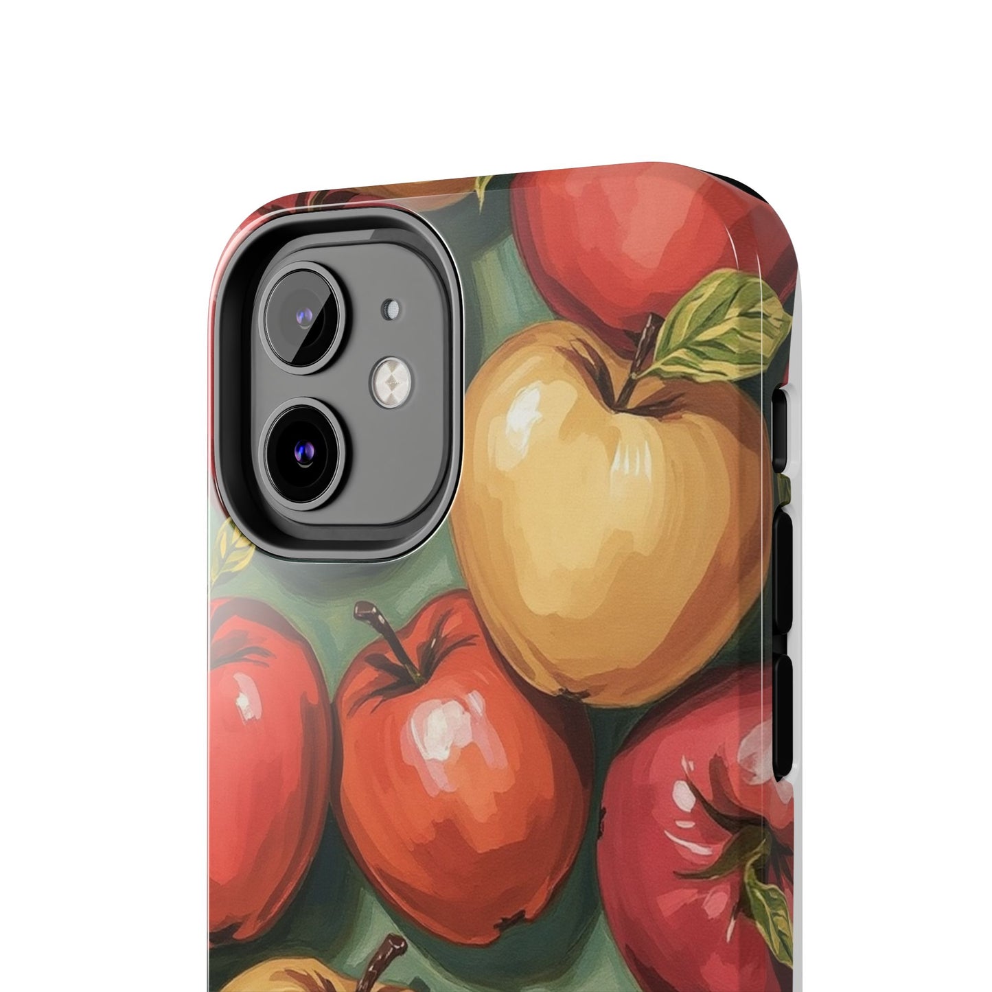 Colorful Painted Apples Art Tough Phone Case - Durable & Stylish Protection - for iPhone