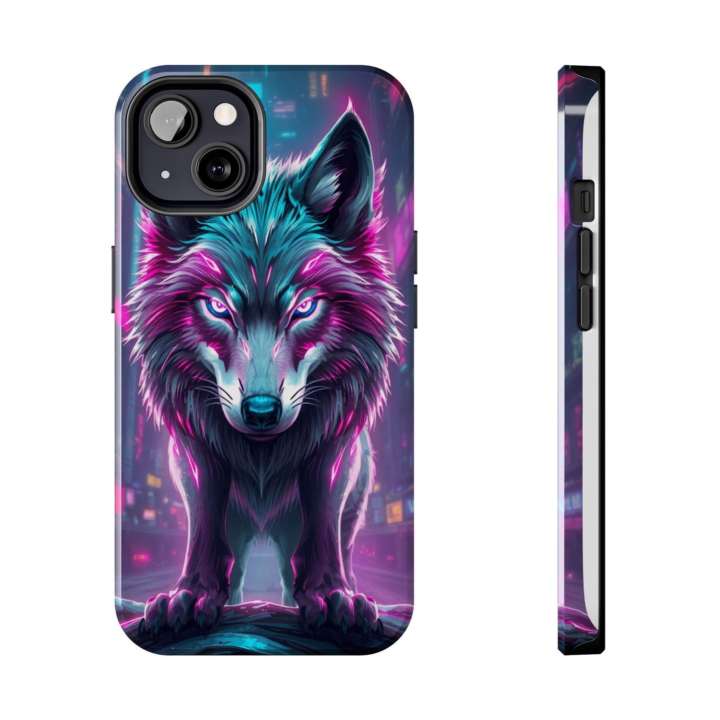 Fierce Wolf Phone Case - Tough & Vibrant Design for Animal Lovers