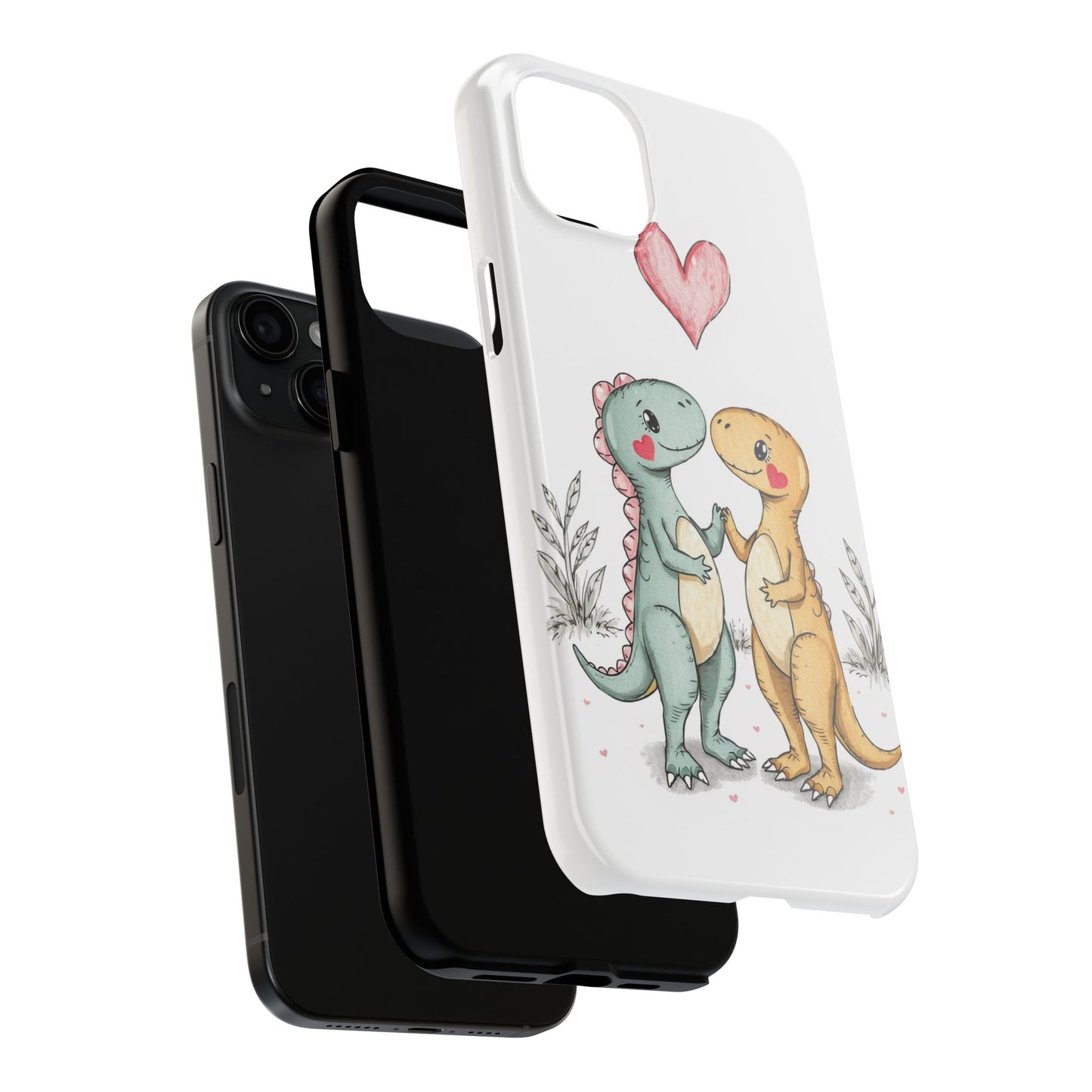 Dino Couples - Tough Phone Case for iPhone