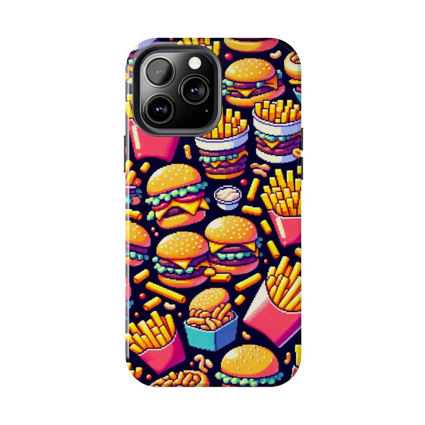 Retro Fast Food Phone Case - Tough and Durable - for iPhone