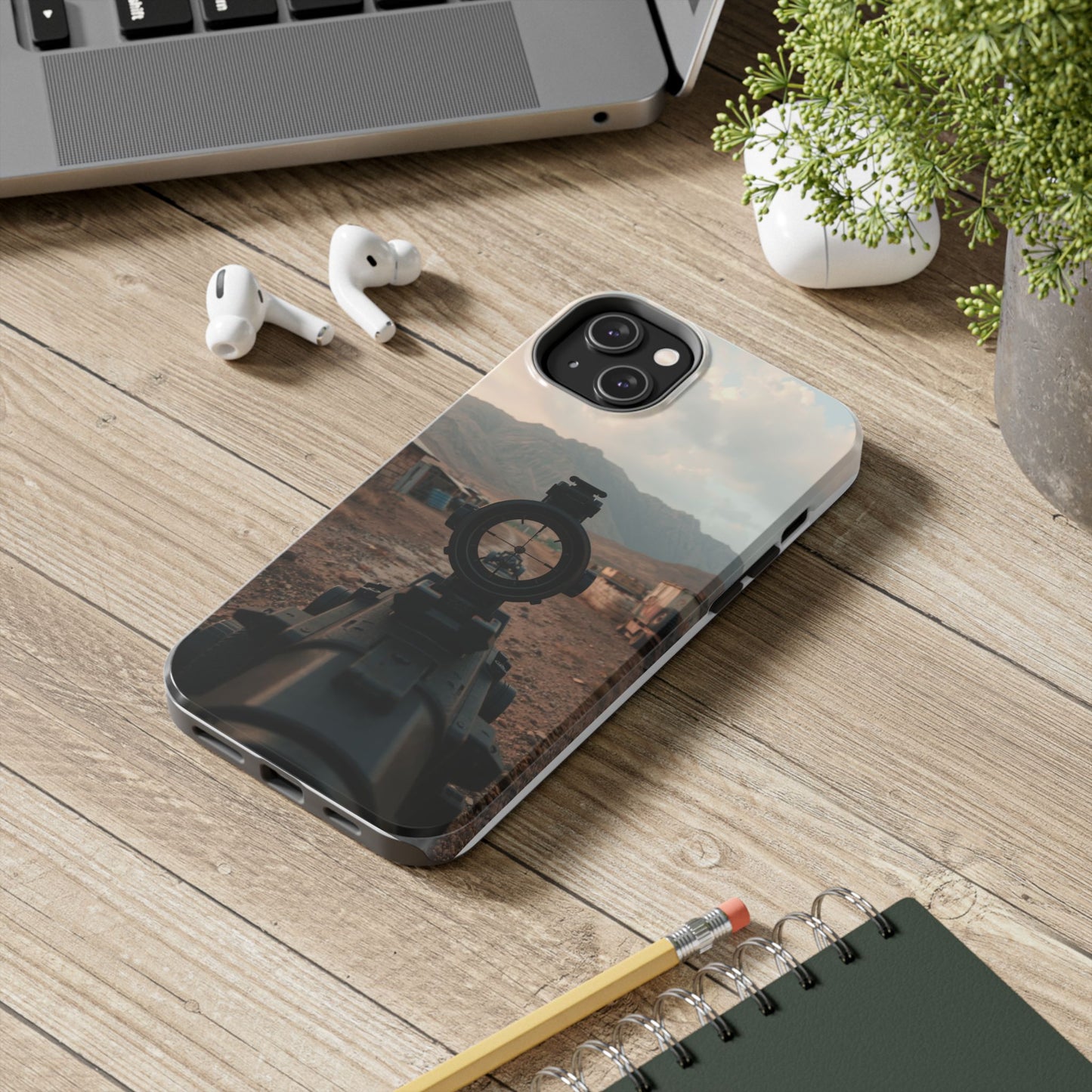 Tough Phone Case - Military Inspired Design with Sniper Scope