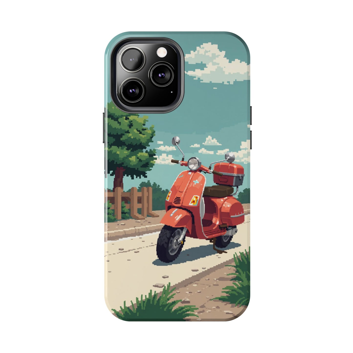 Retro Scooter Phone Case - Tough & Stylish Protection