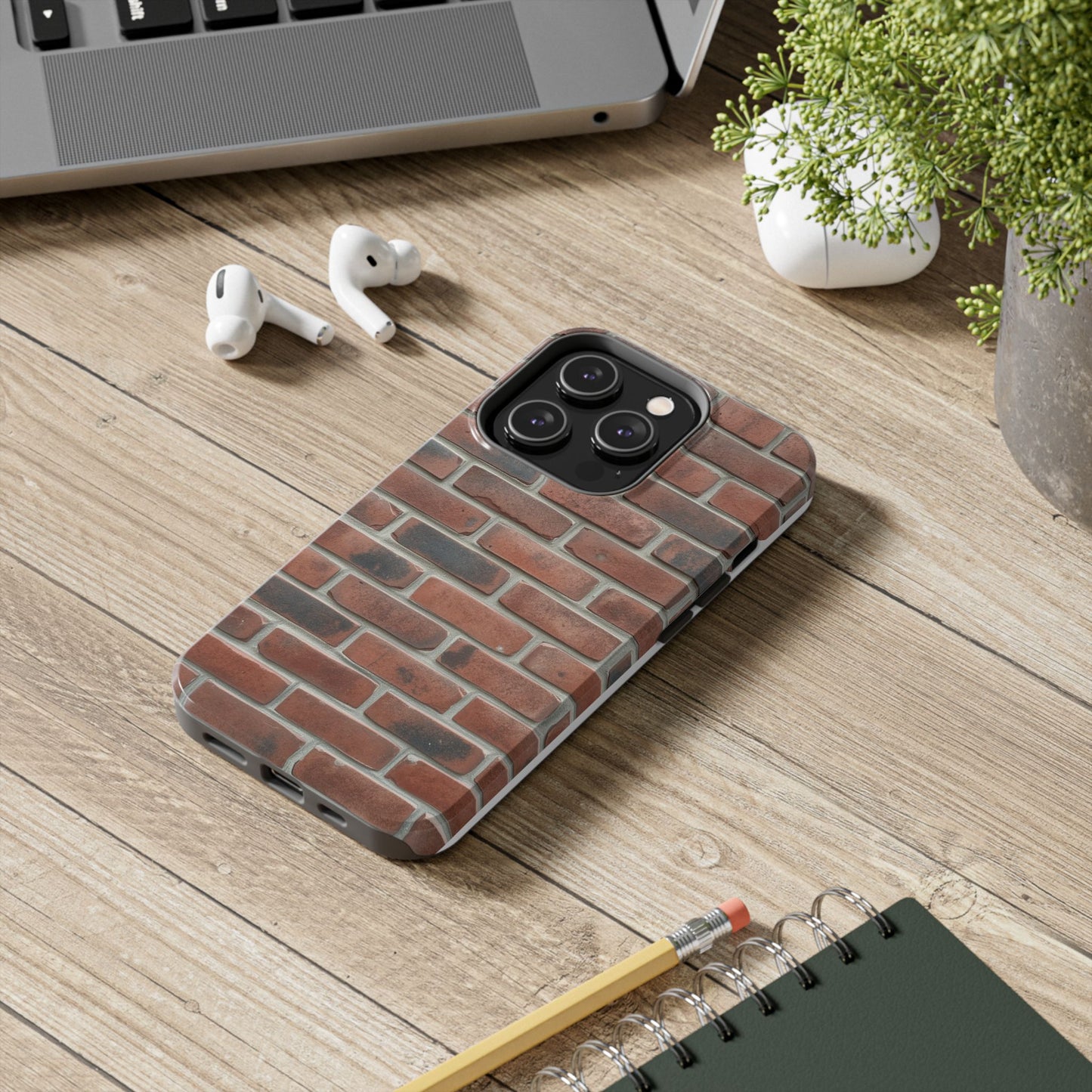 Brick Wall Tough Phone Case - Durable Protection with Urban Style