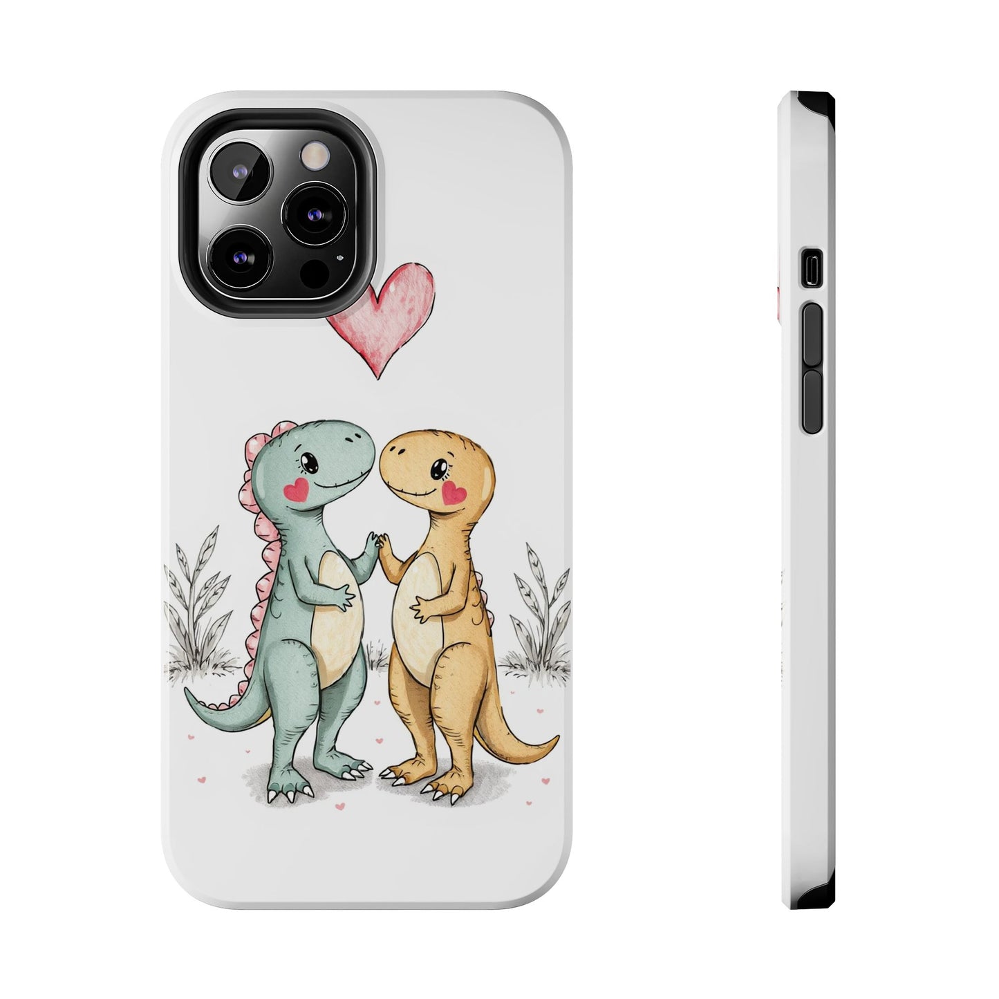 Dino Couples - Tough Phone Case for iPhone