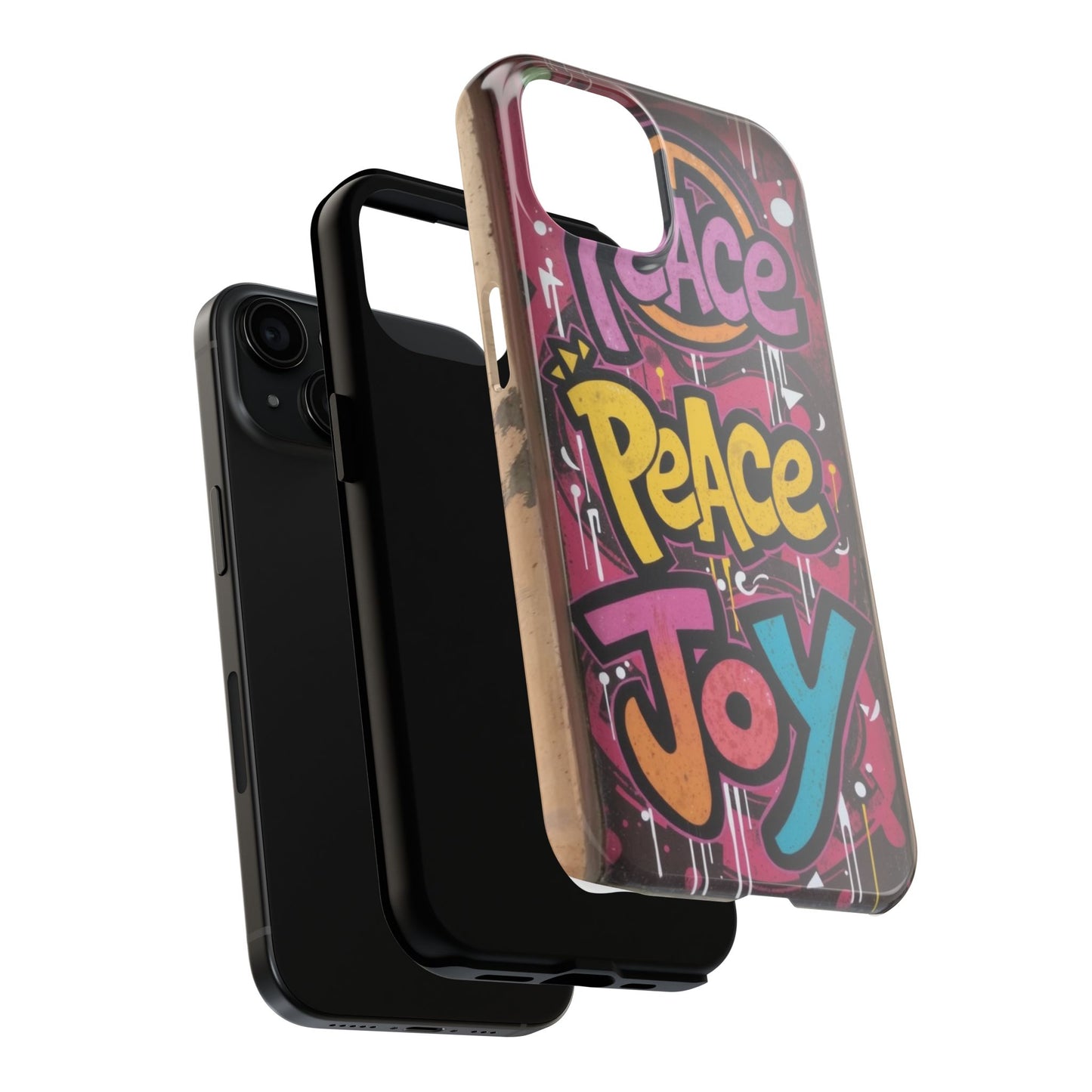 Colorful Peace Joy Tough Phone Case