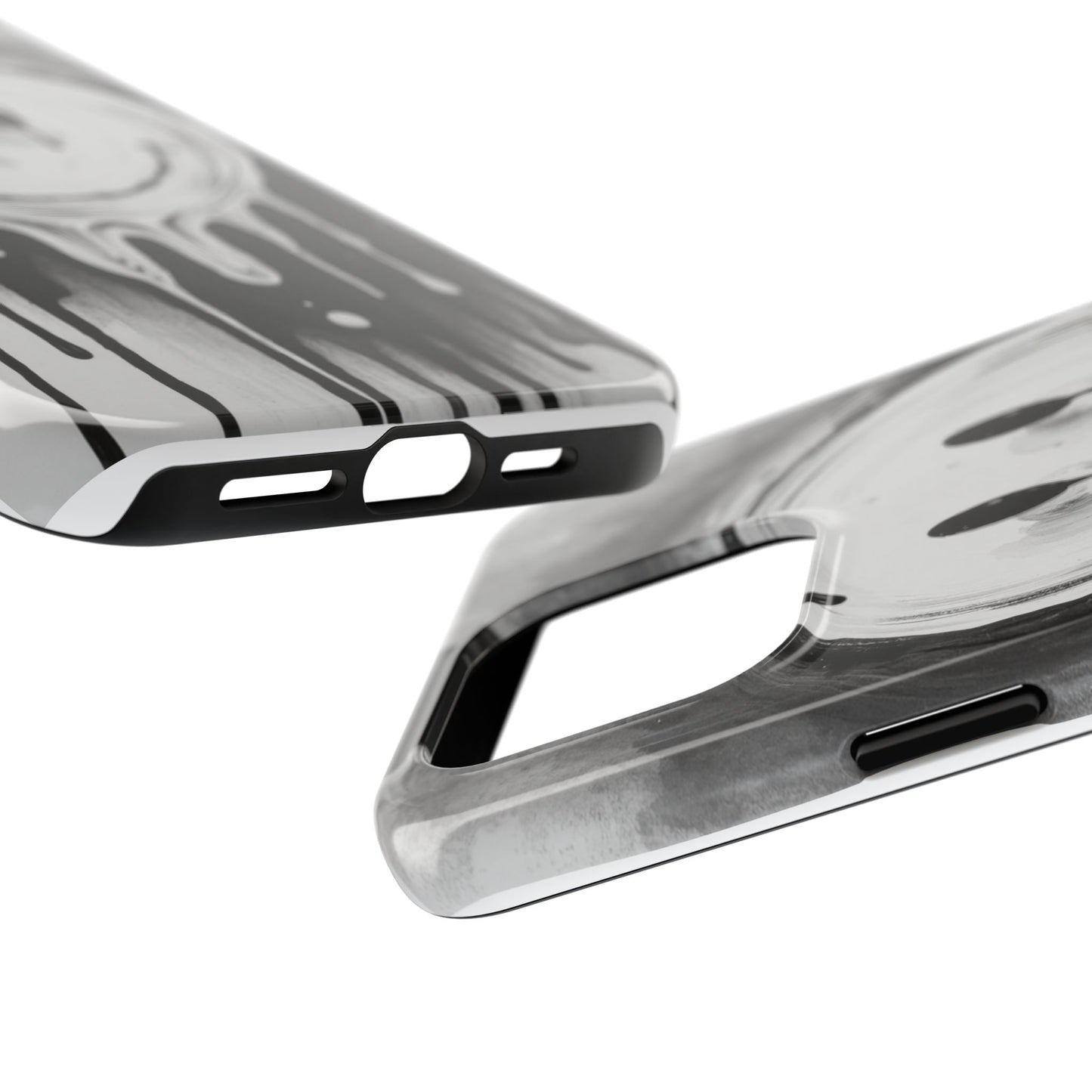Dripping Smiley Tough Phone Case - Stylish & Durable Protection