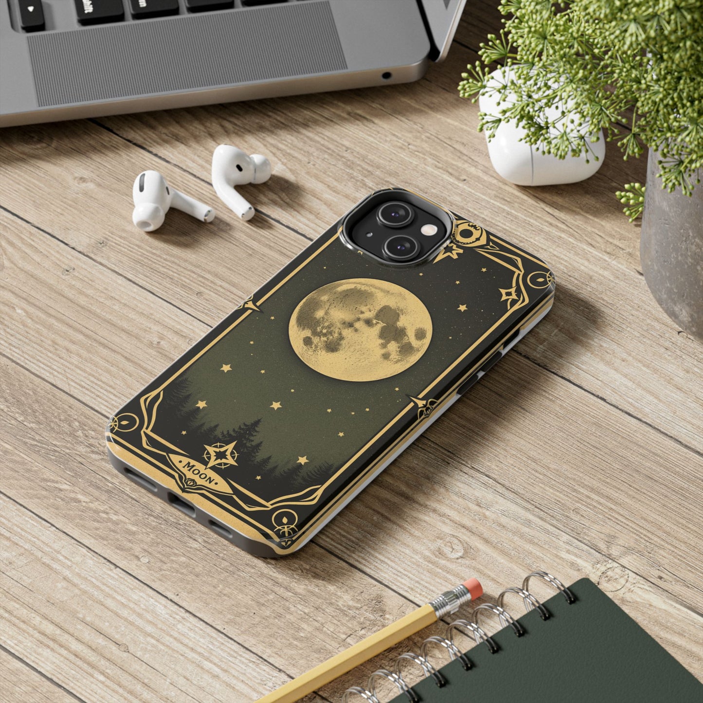Celestial Moon Phone Case - Tough & Stylish for Star Lovers